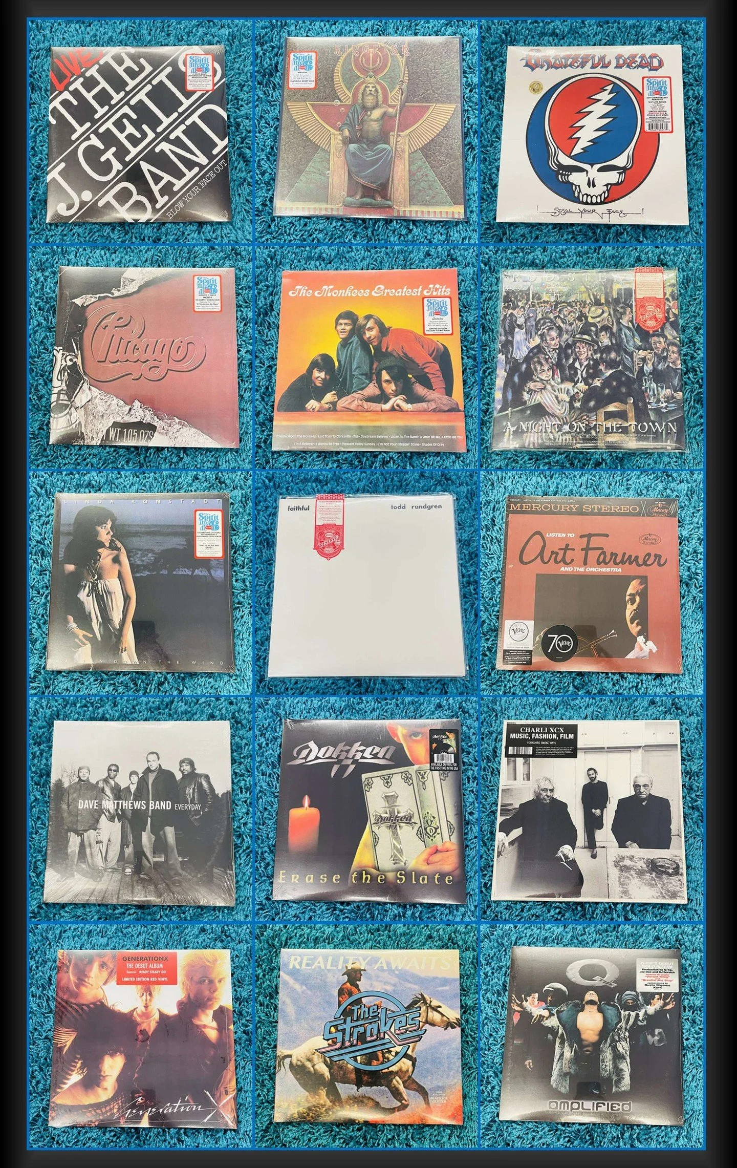 Vinyl New Arrivals out Tomorrow, Friday 7/24!  Message us, or comment below for holds!
Rhino Spirit Of 76 Releases:
J. Geils Band - Live - Blow Your Face Out
Bob Weir - Kingfish
Grateful Dead - Steal Your Face (2LP - Red &amp; Blue Vinyl)
Chicago - X