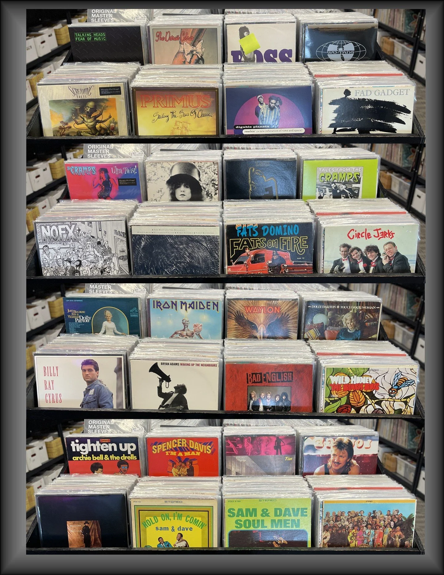 The weekend is HERE!  Check out these great used new arrivals going out when we open at Noon on Saturday!  Talking Heads (Silver Vinyl), Detroit Cobras, Boss Hog, Wu-Tang Clan, Screaming Trees, Primus, Digable Planets, Fad Gadget, The Cramps, T.Rex, 