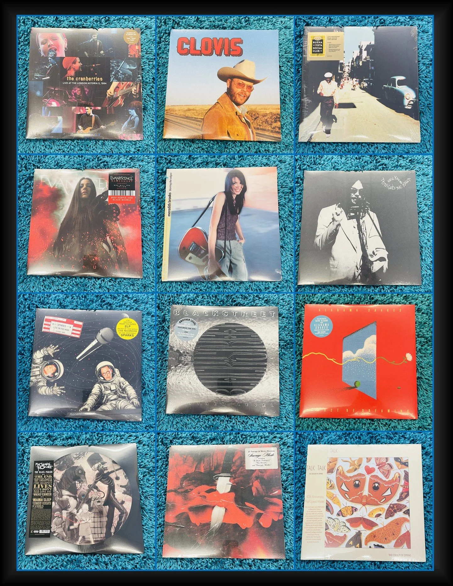 Vinyl New Releases out tomorrow, Friday 9/4!  Message us with any titles you'd like us to hold for you!
The Cranberries - Live At The London Astoria 1994
Charley Crockett - Clovis (Red Vinyl)
Buena Vista Social Club - Self Title - (30th Anniversary P