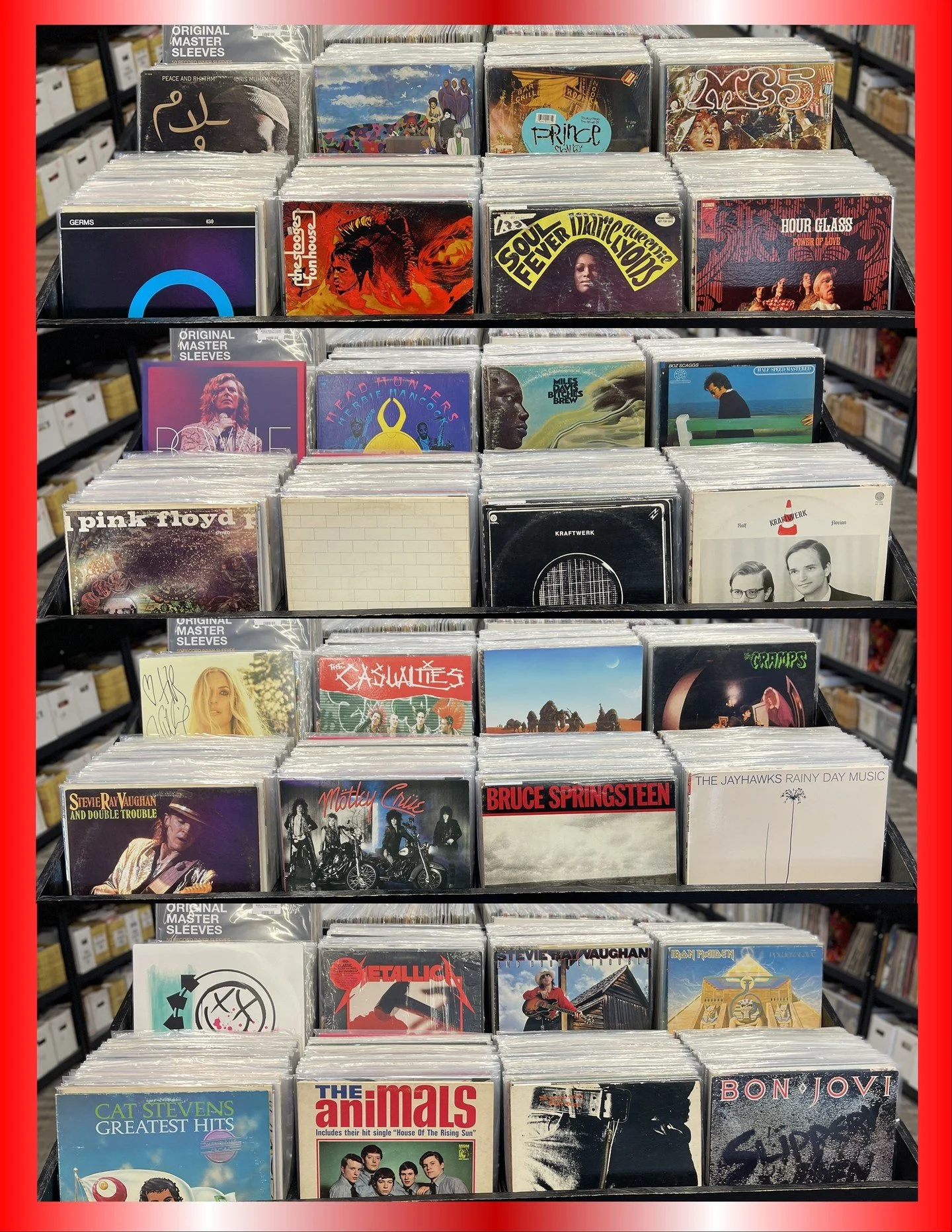 We have another amazing selection of pre-owned vinyl hitting the bins on Saturday, including some holy grails!  Idris Muhammad, Prince - Around The World In A Day and Sign O The Time - Both SEALED originals!  MC5 (Censored but super clean OG), The Ge