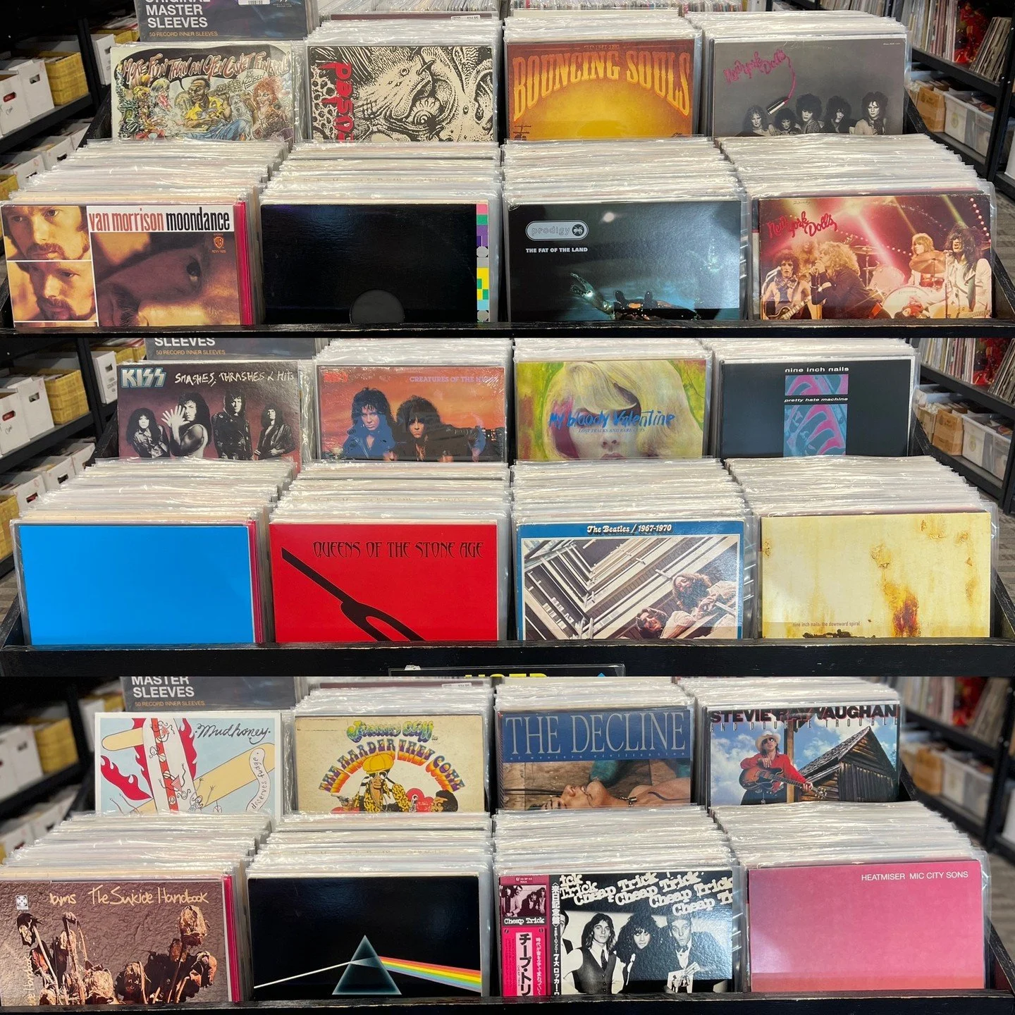Another great selection of vinyl hitting the bins on Saturday!  We're open on Saturday from Noon to 6PM and Sunday 1PM to 5PM!  Sorry No Holds.  The Accused (Original Pressings), The Bouncing Souls, New York Dolls, Van Morrison (Orange Vinyl), New Or