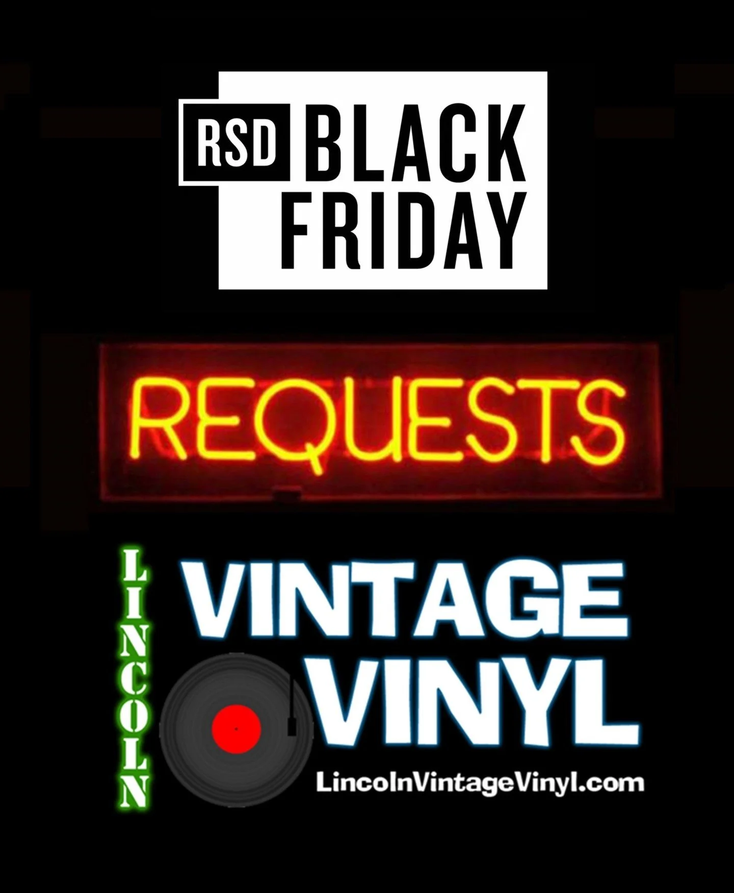 We are now taking requests for Black Friday RSD 2026! Black Friday is November 27th! We will open at 7AM. There are some really great titles on list this year! Please take a moment to look over the list. Then make sure you fill out our request form a