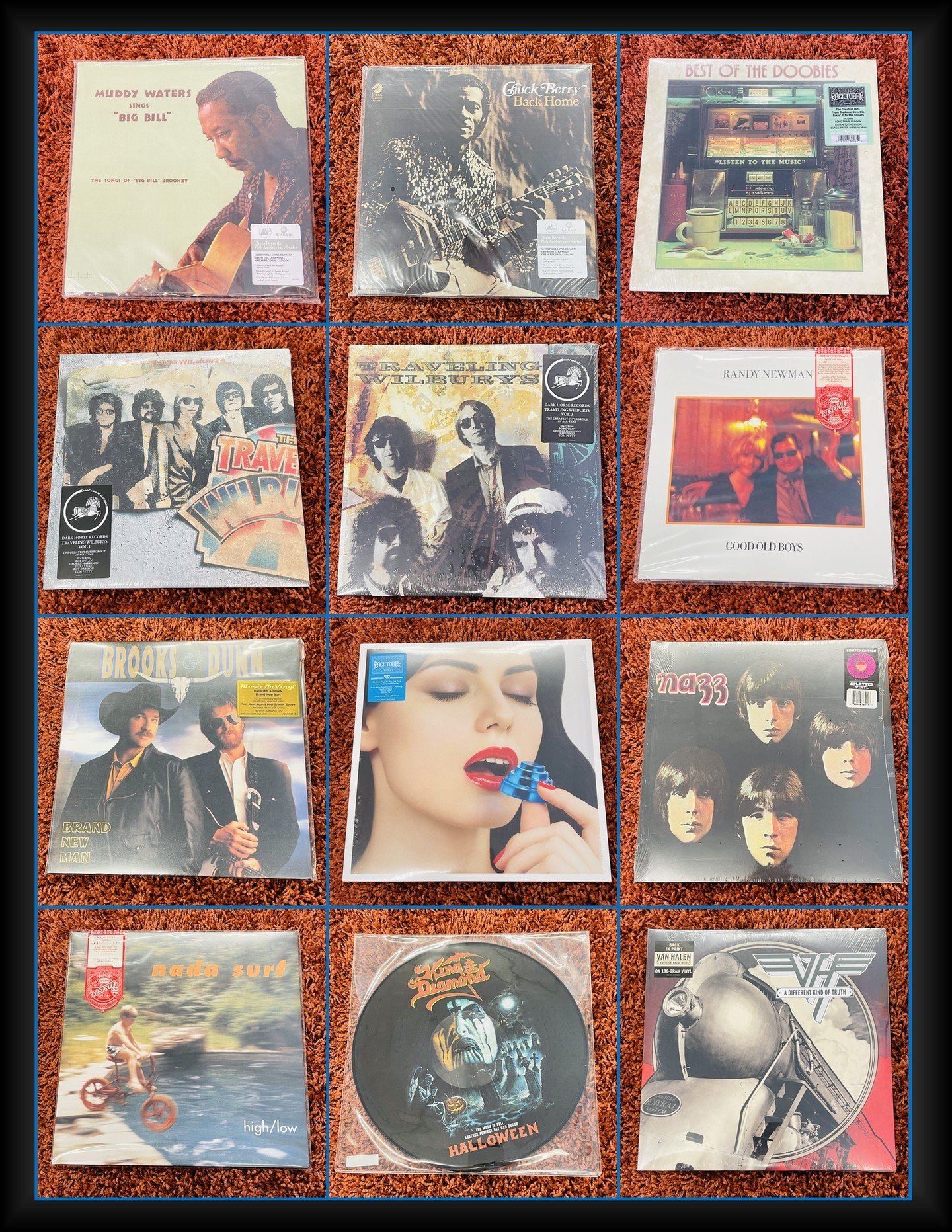 New Releases For Friday (10/23) Part 2 of 3!  Comment or message below if you see anything you'd like us to save for you!
Muddy Waters - Big Bill - Chess Acoustic Sounds Series
Chuck Berry - Back Home - Chess Acoustic Sounds Series
Doobie Brother - B