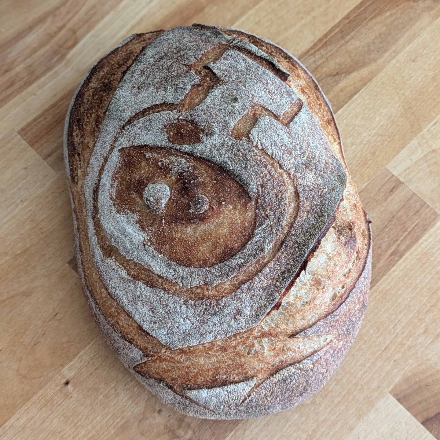 Still absolutely blown away by this loaf from @sourdoughcellar! Like how the heck?! They're the best and you should buy their bread if you aren't already!
