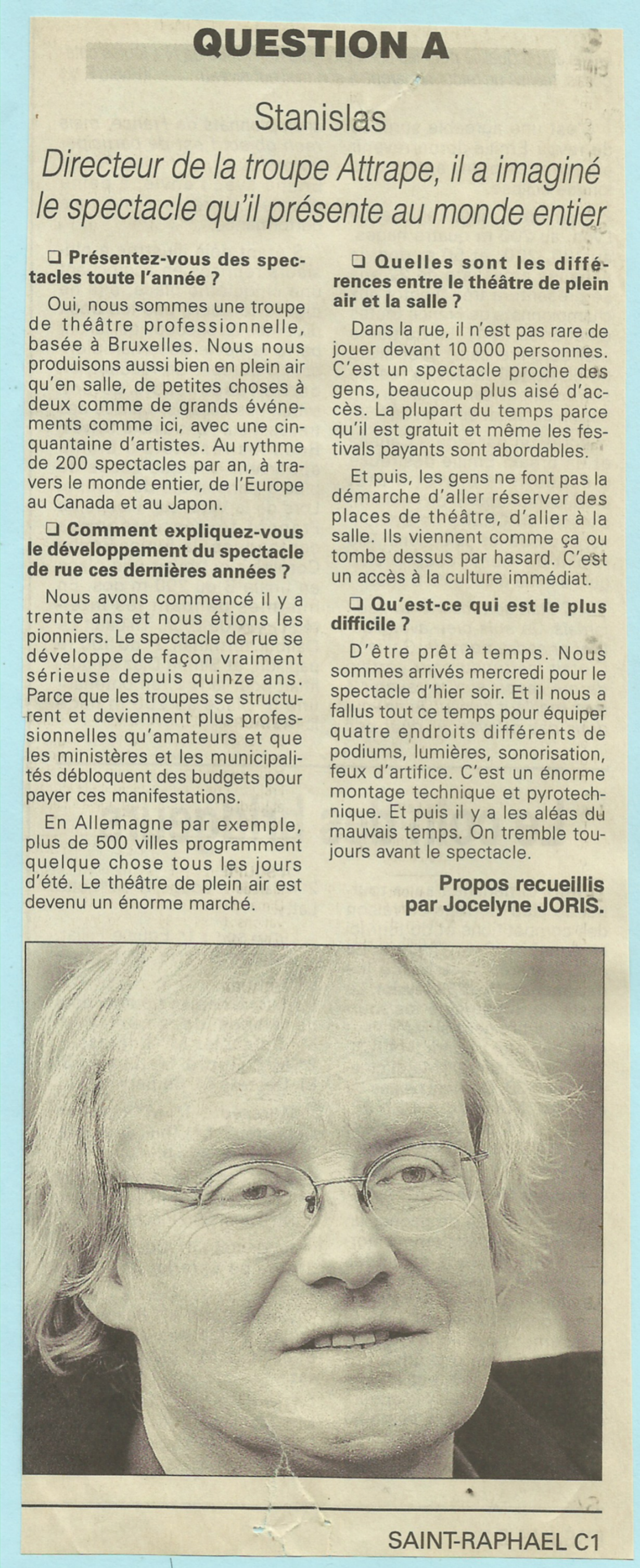 Stan article Var matin 2003.png