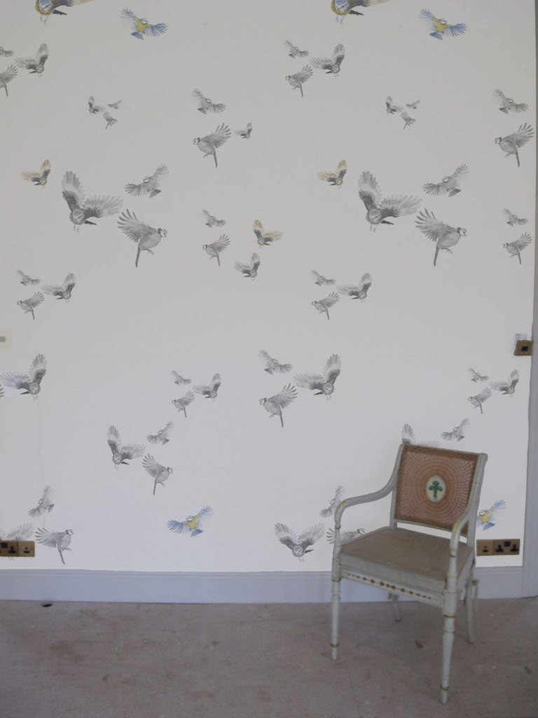 Bird wall panel