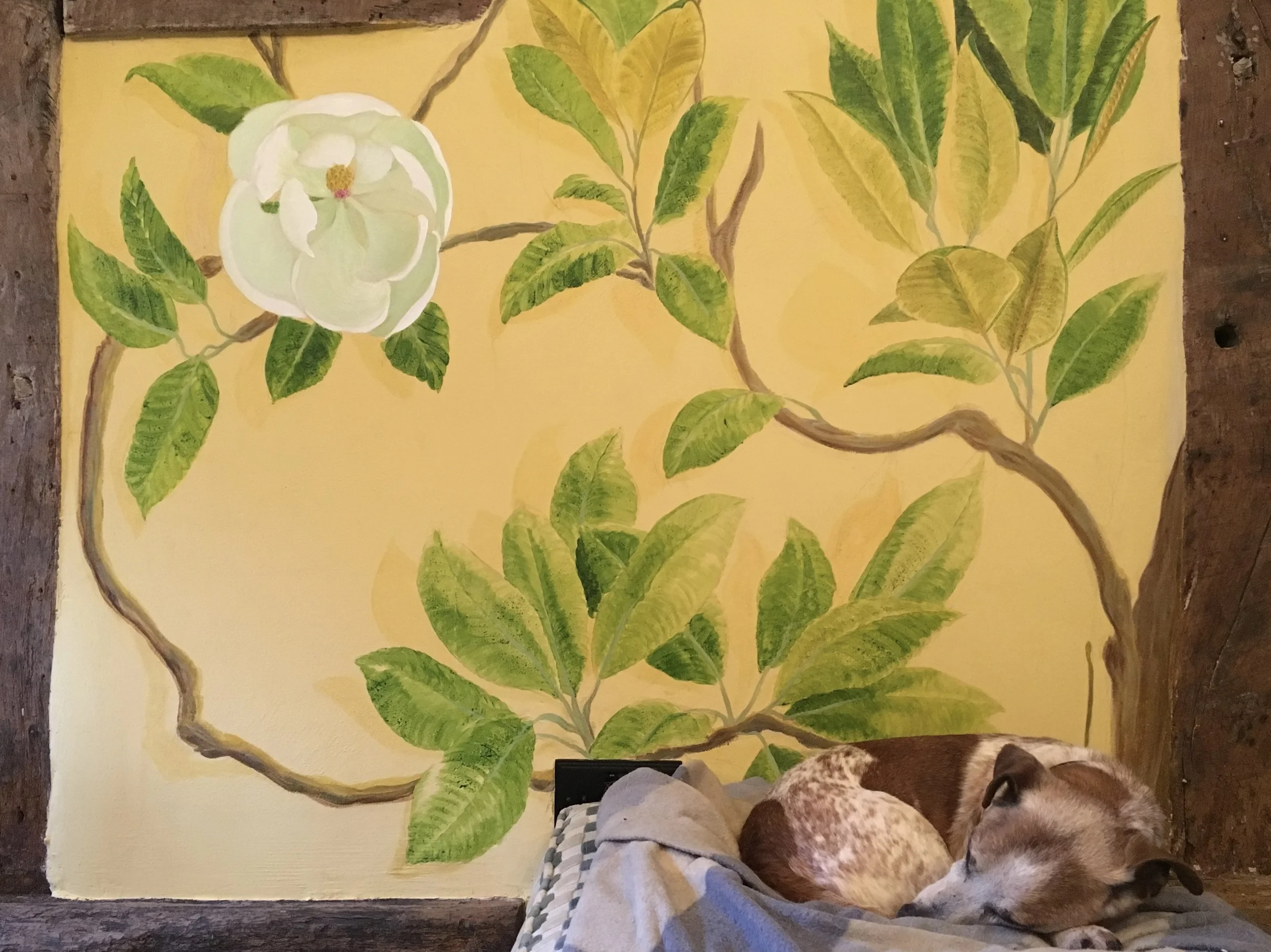 Magnolia Mural detail