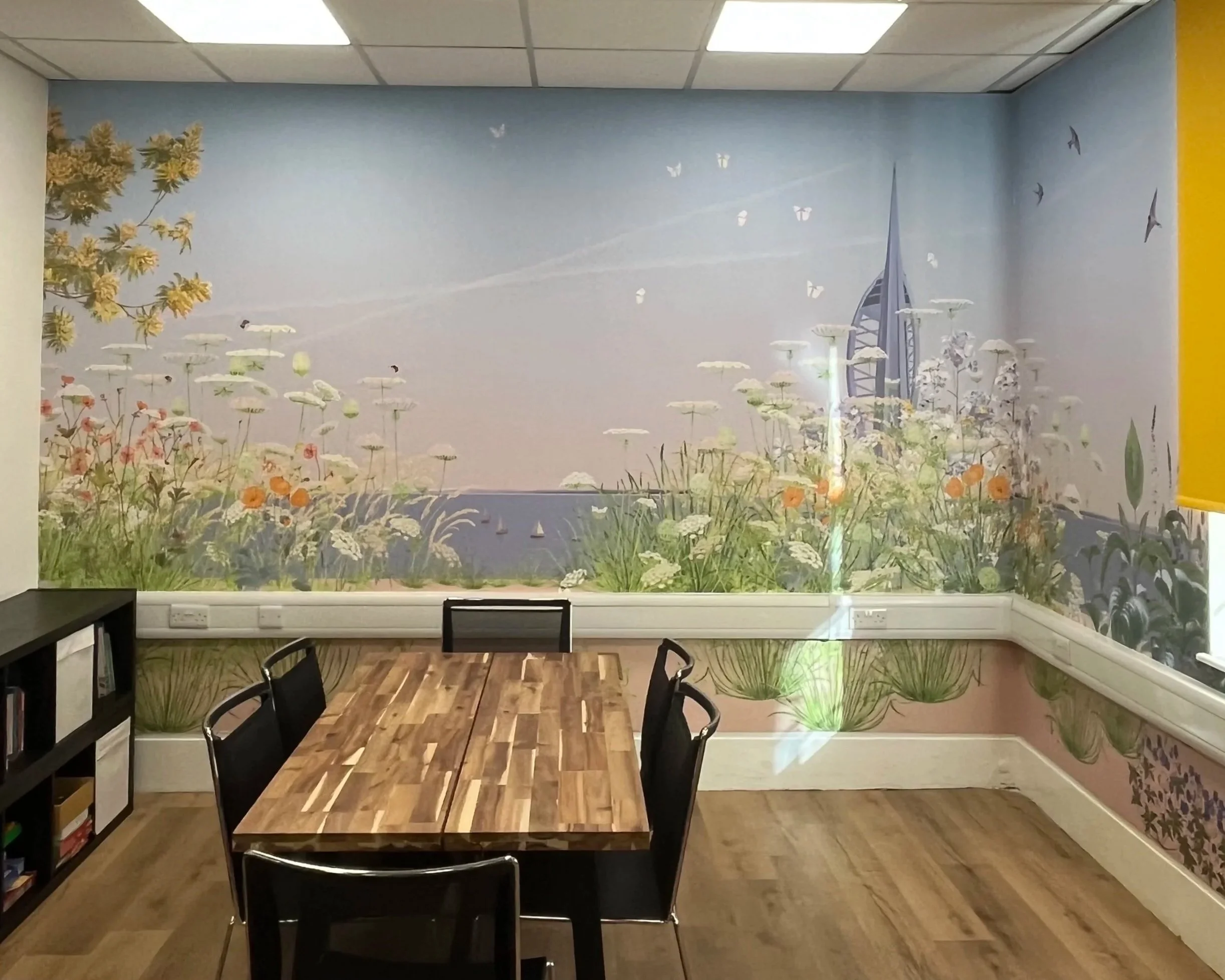Placemaking: A botanical mural created to improve wellbeing and change a public space