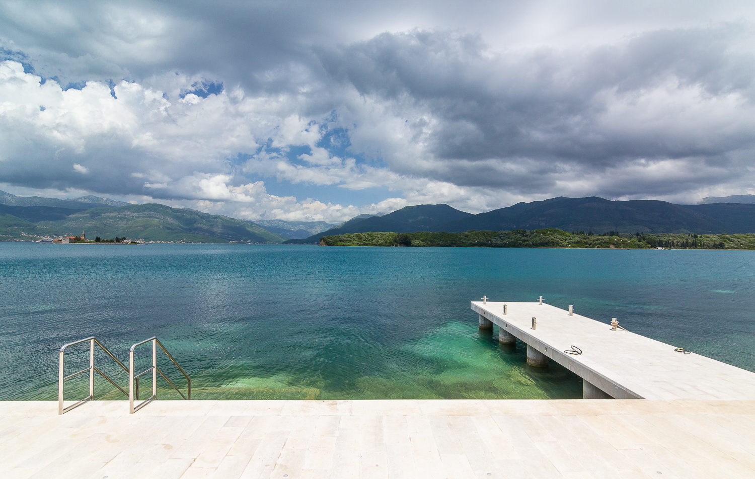 Private beach & yacht berth