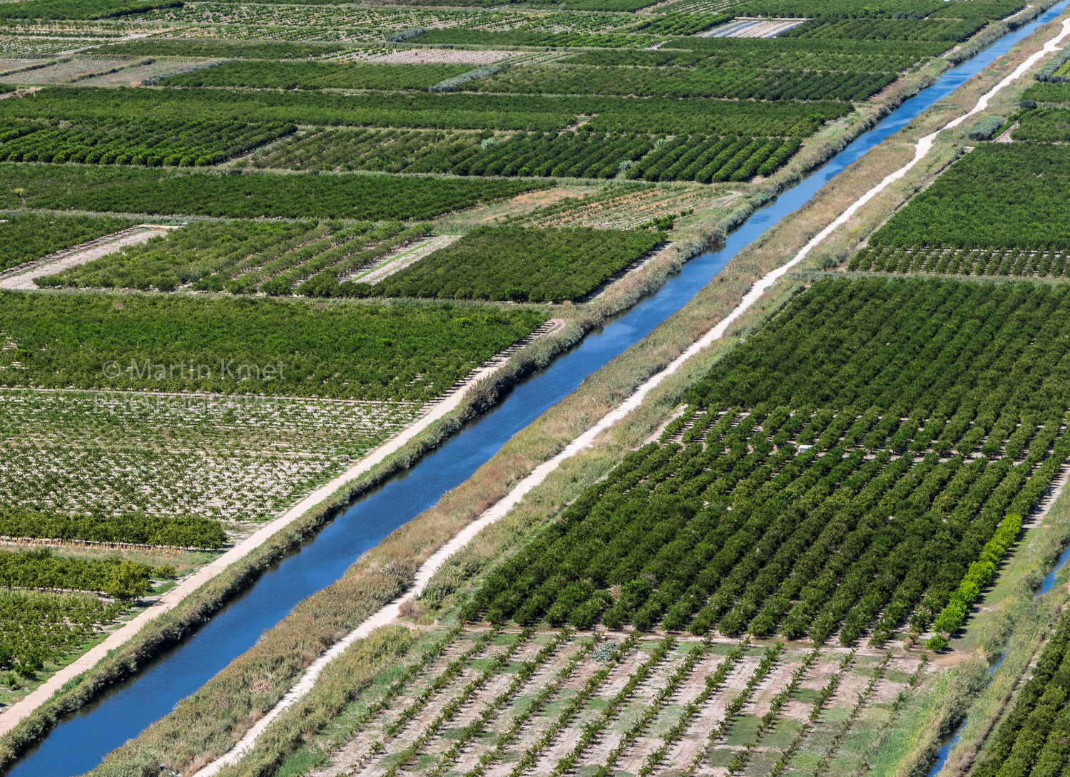 Summer in the delta of Neretva river, Dubrovnik county.