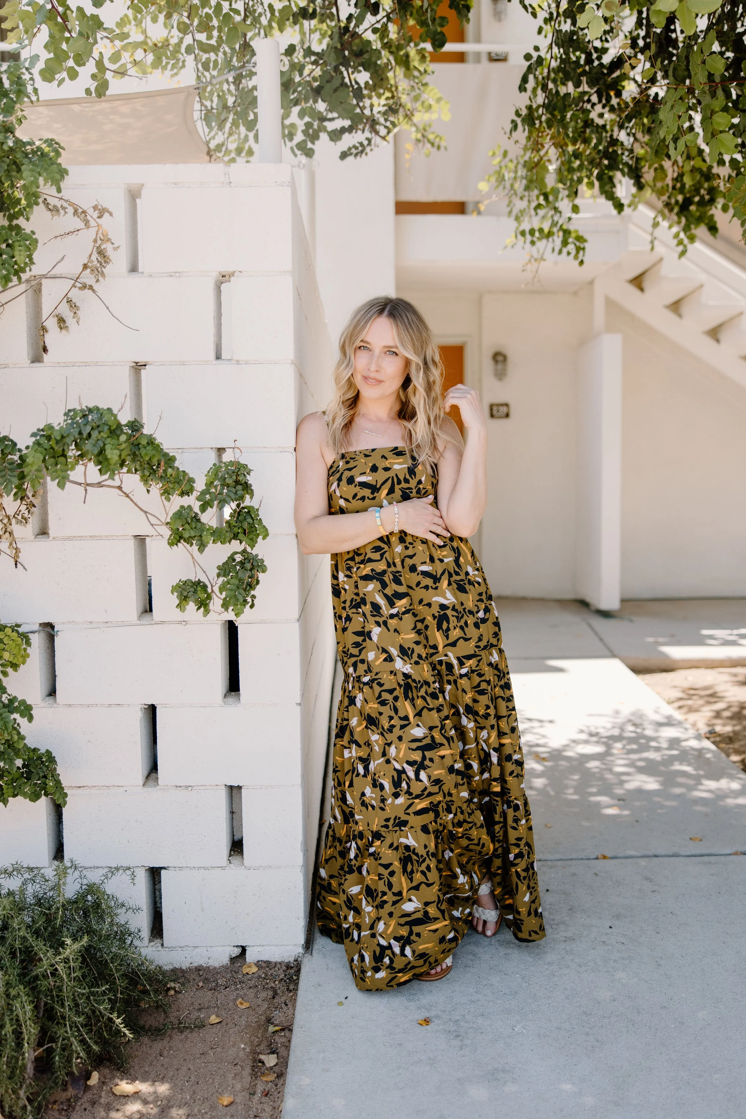 Teddi Bickers, hair stylist in Carmel, IN, photographed for her studio’s About section.