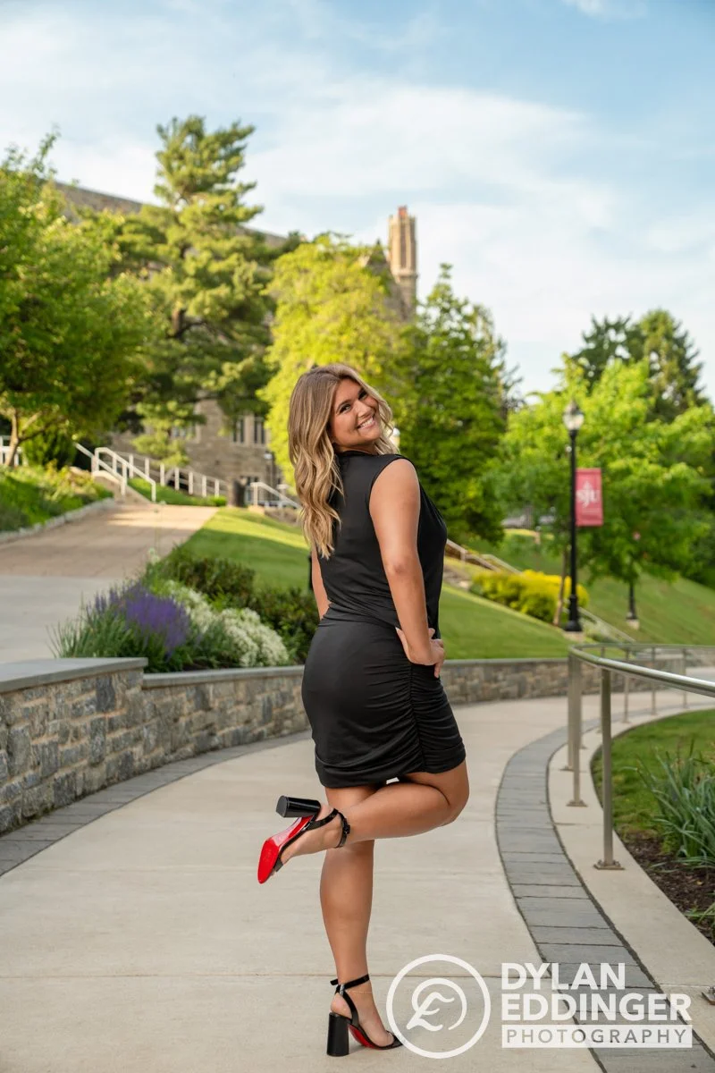 Saint Josephs Gradution Portrait Photographer Walkway -1.jpg