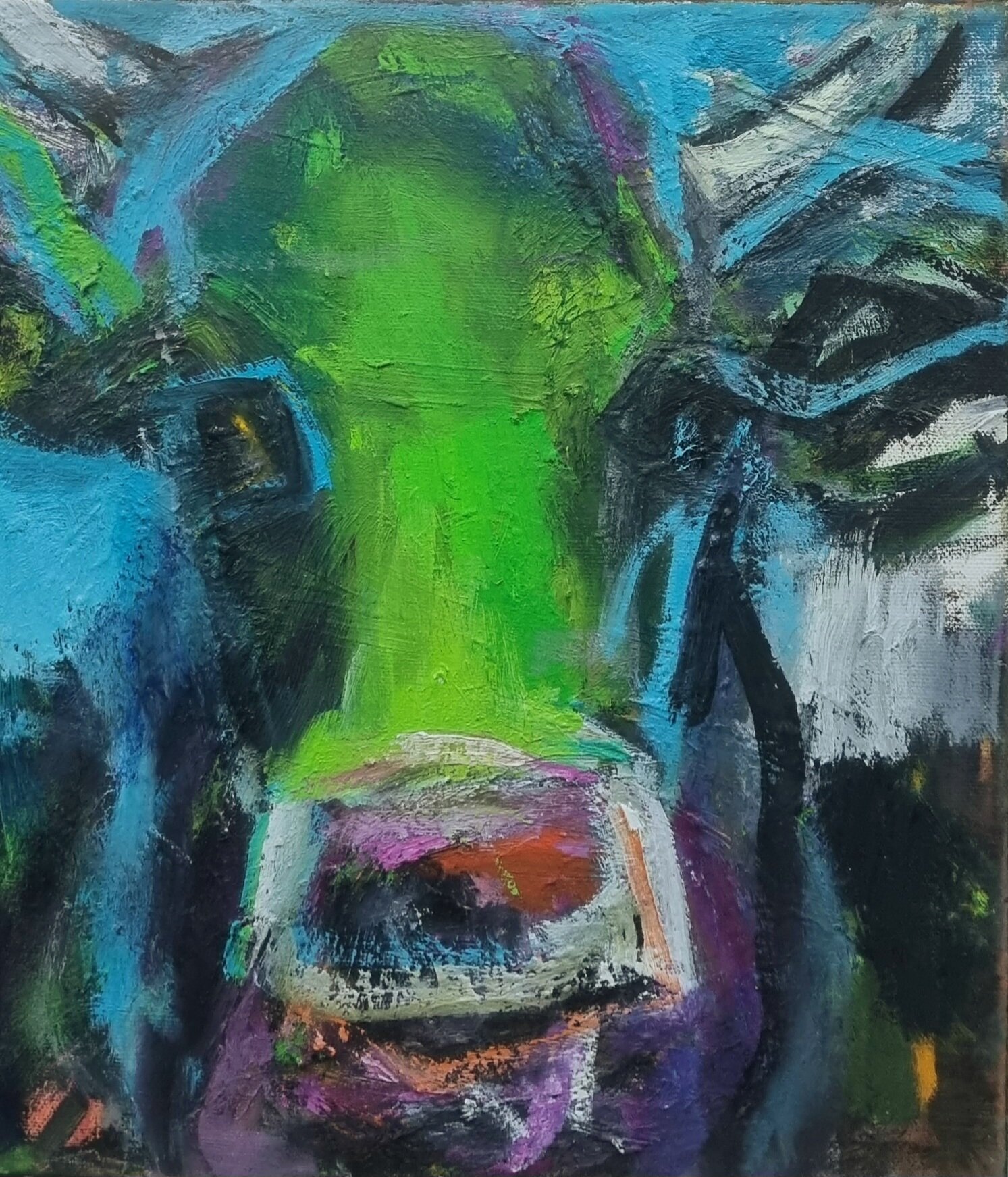Sugar. Oil on canvas. 30 x 30