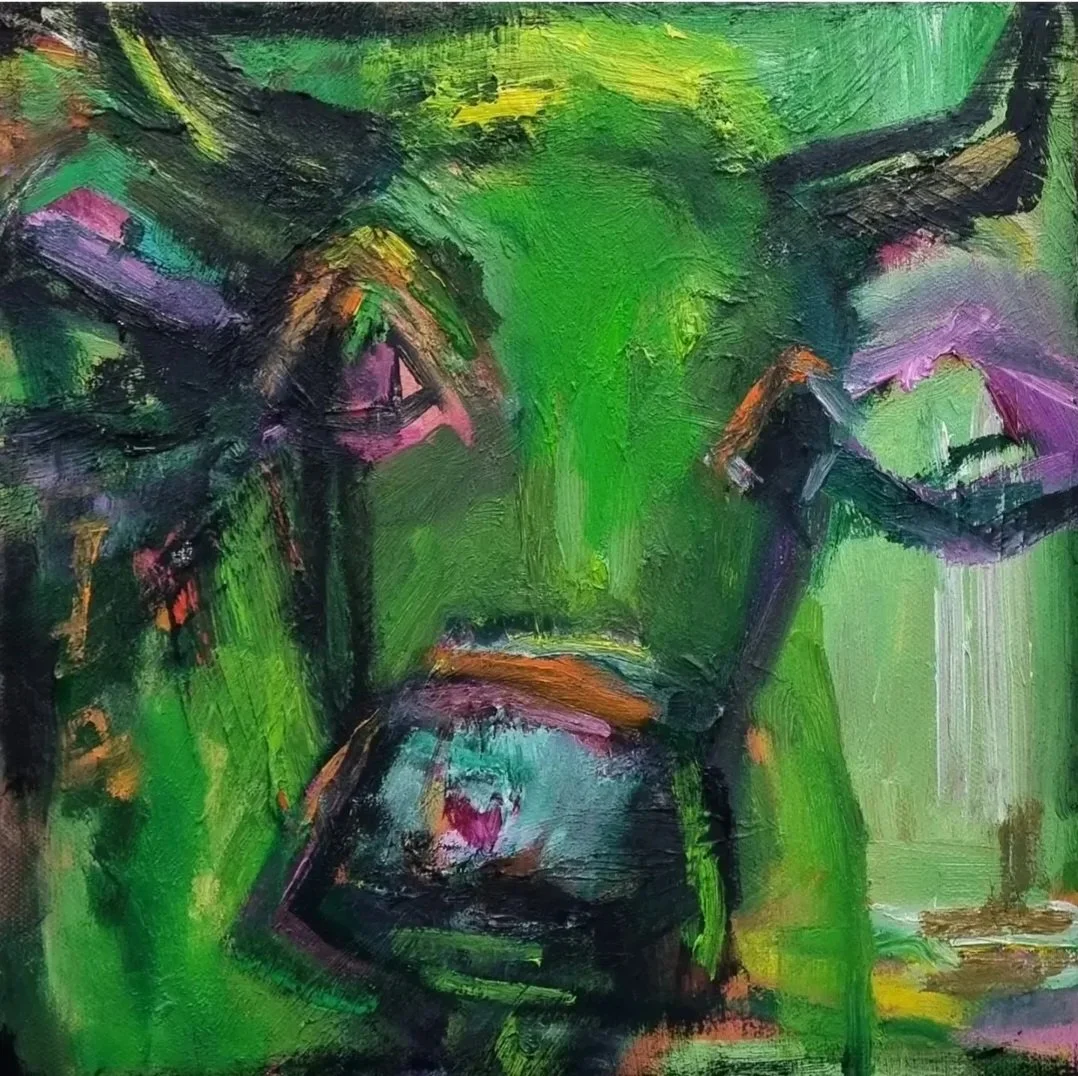 Der König von Thule. Huile. 30 x 30
