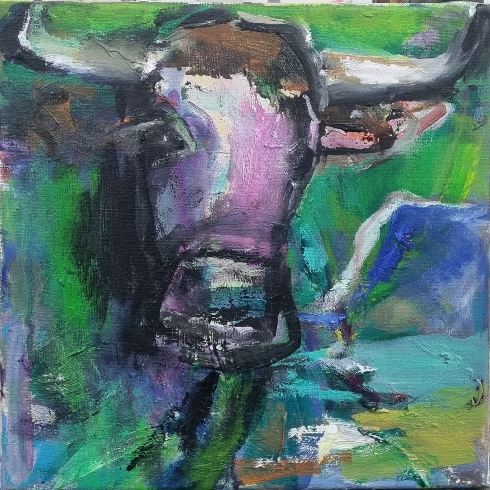 Joe. Huile. 30 x 30