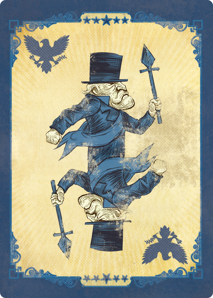Bioshock Infinite board game card