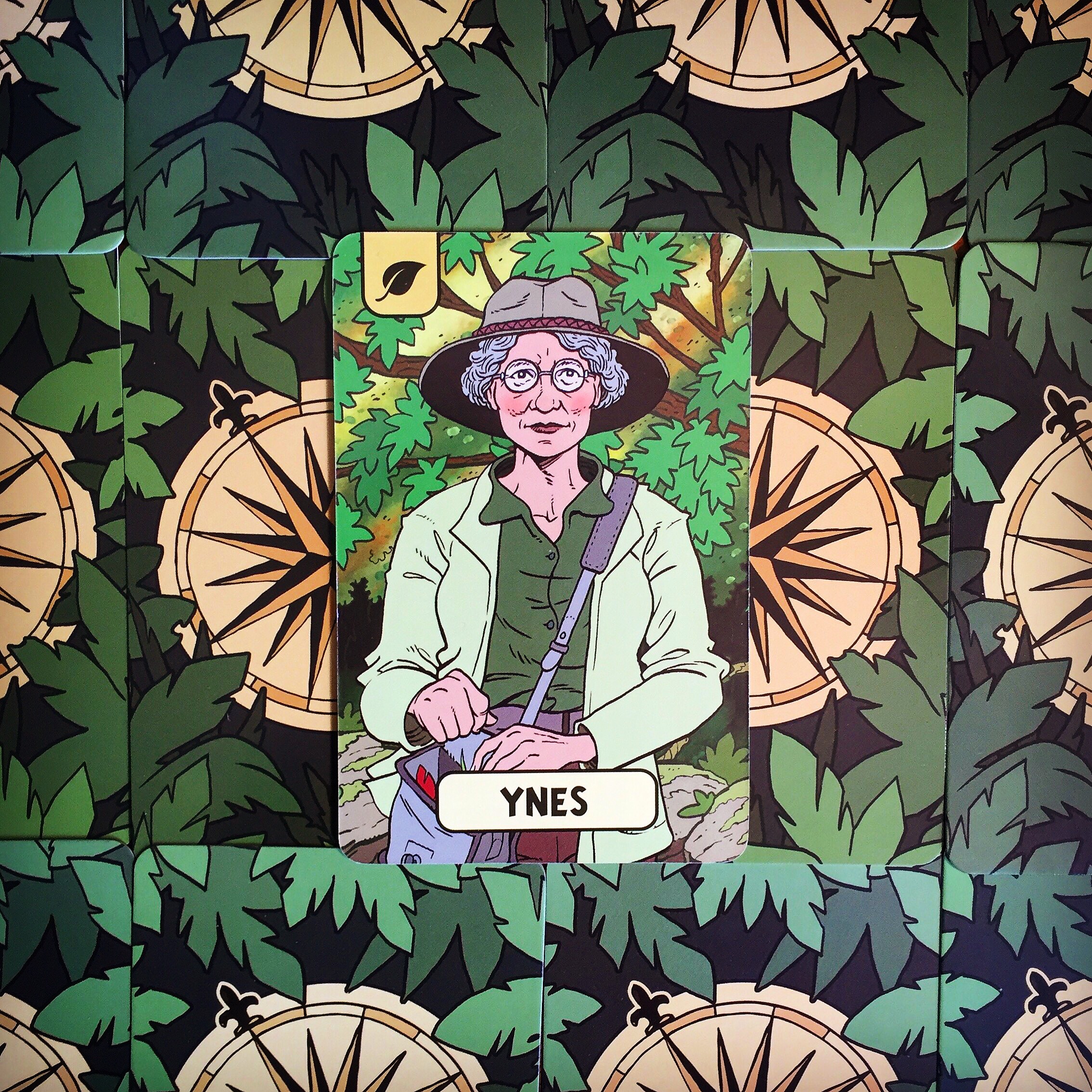 The Lost Expedition character card art - Ynes