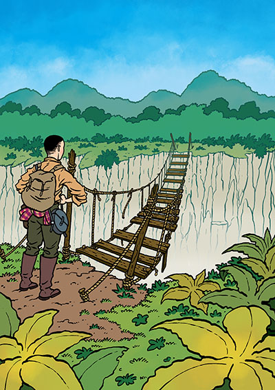 The Lost Expedition card art illustration