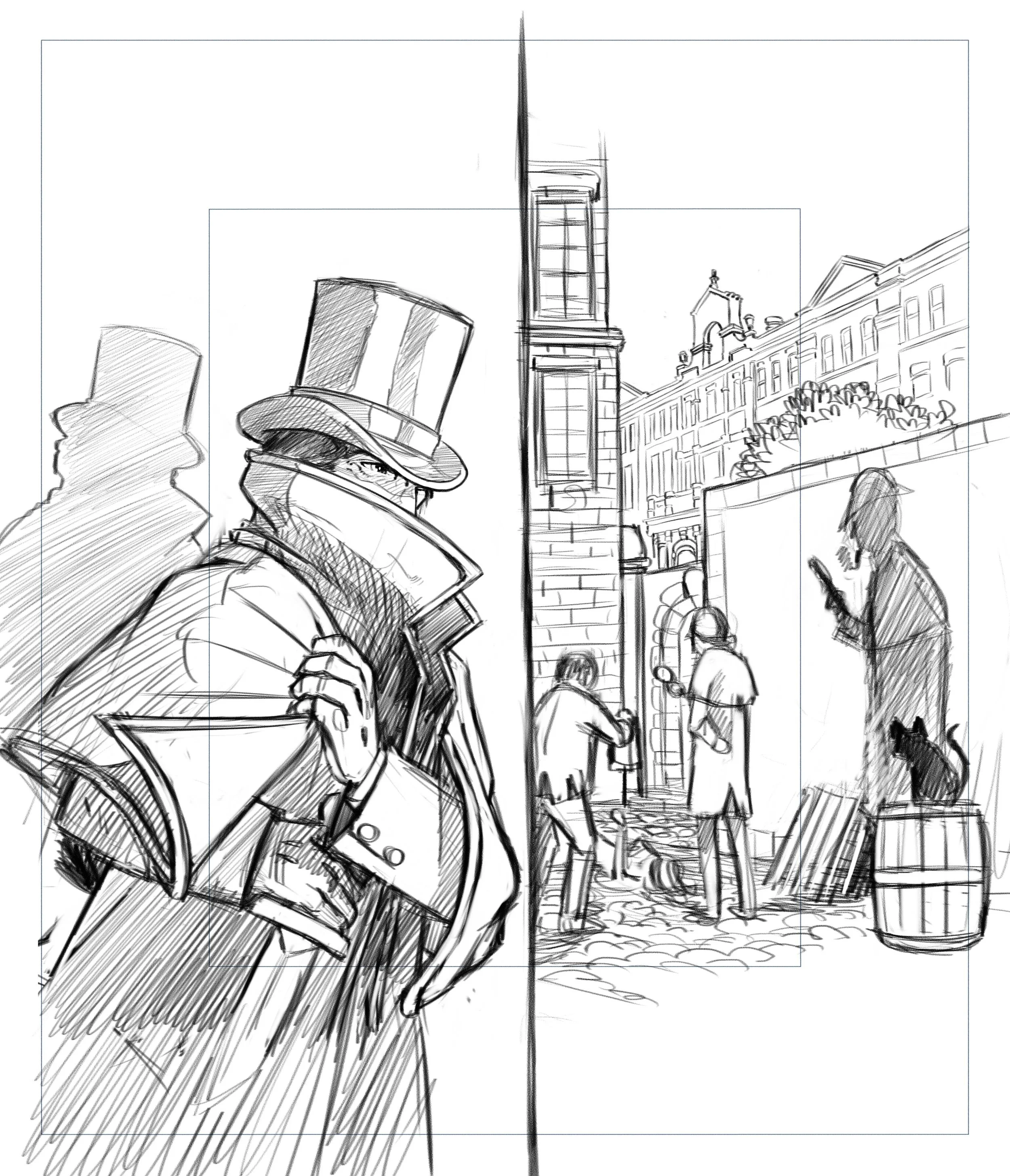 Mr Jack early illustration
