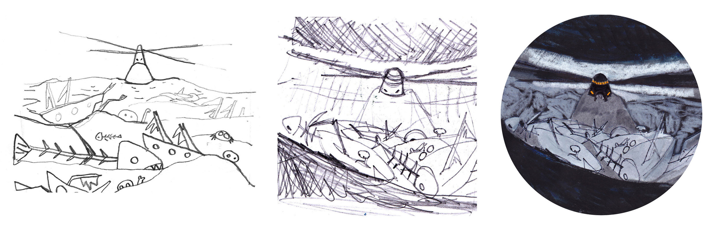 Elise Plessis - sketch and illustration work