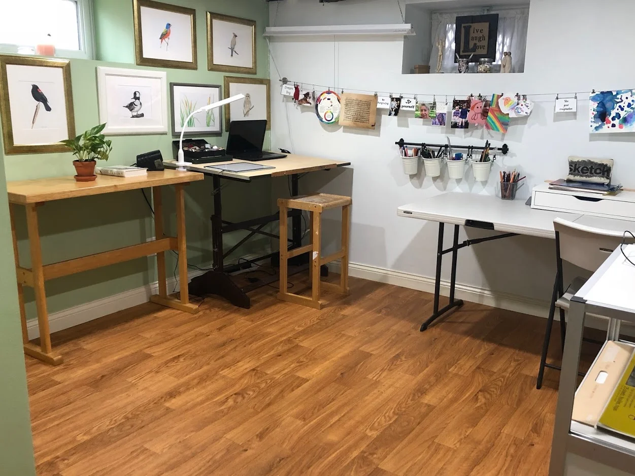 Natalia’s art studio