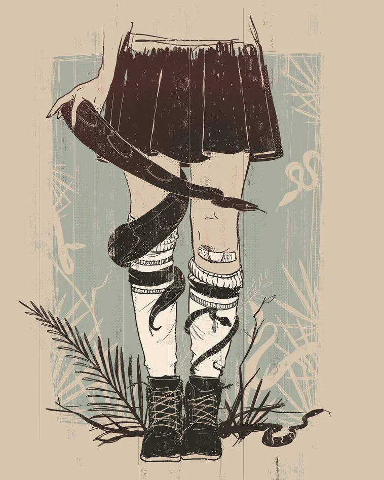 Personal Work for Gallery Show - Danger Noodle