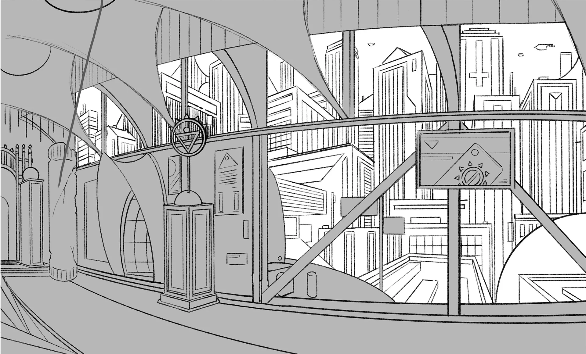 Techlandia - Night Concept Art