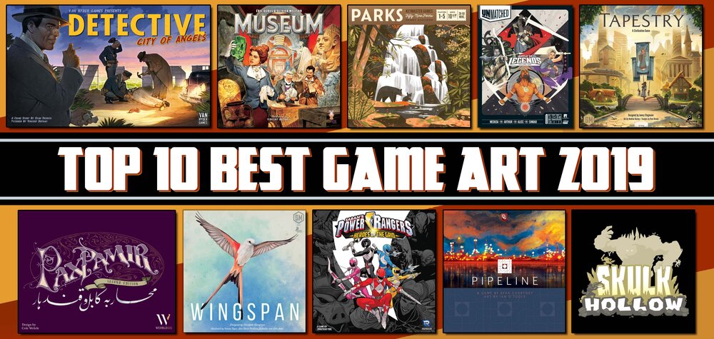 Top 10 Best Board Game Art of 2019 — More Games Please