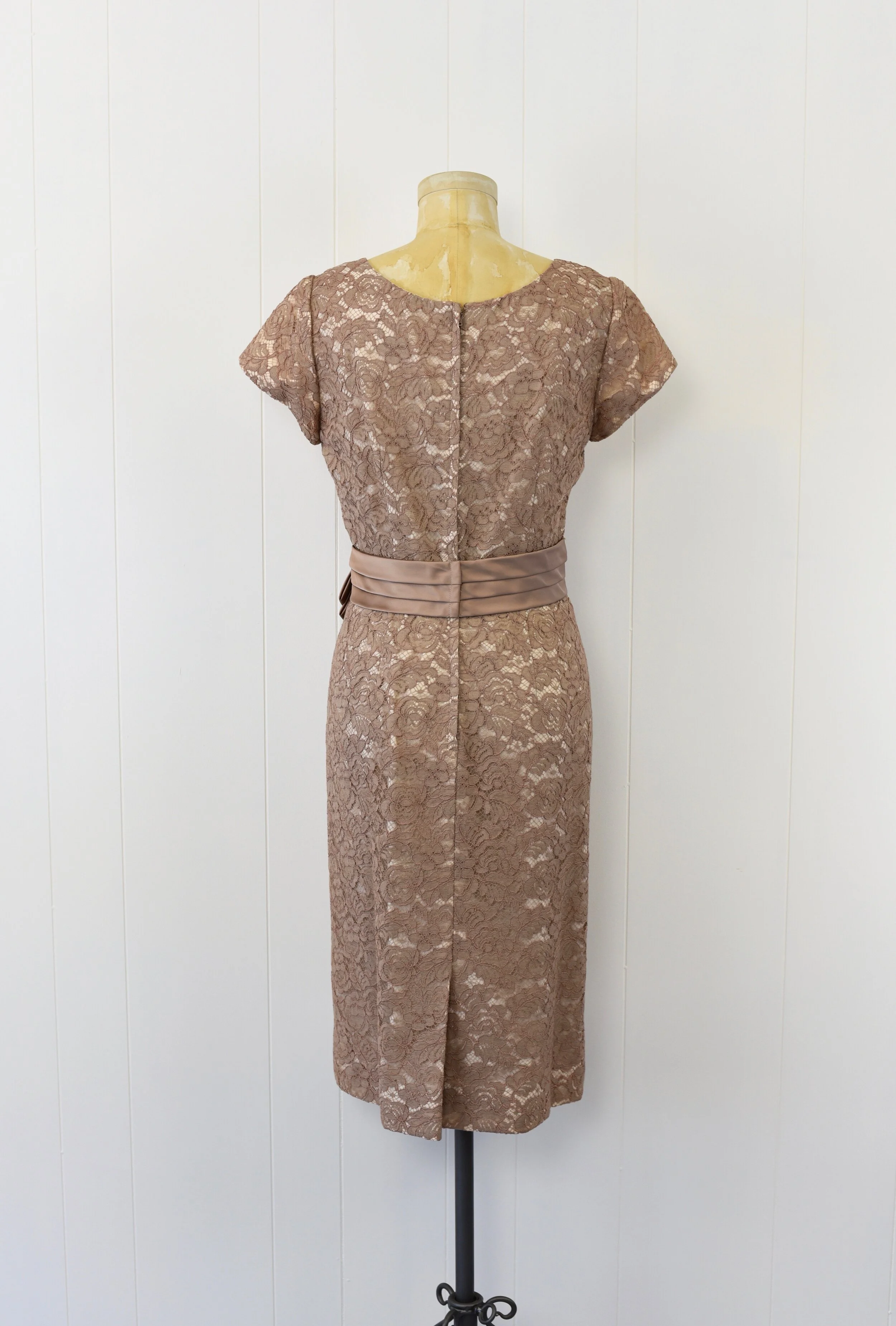 brown wiggle dress Megan main image 1