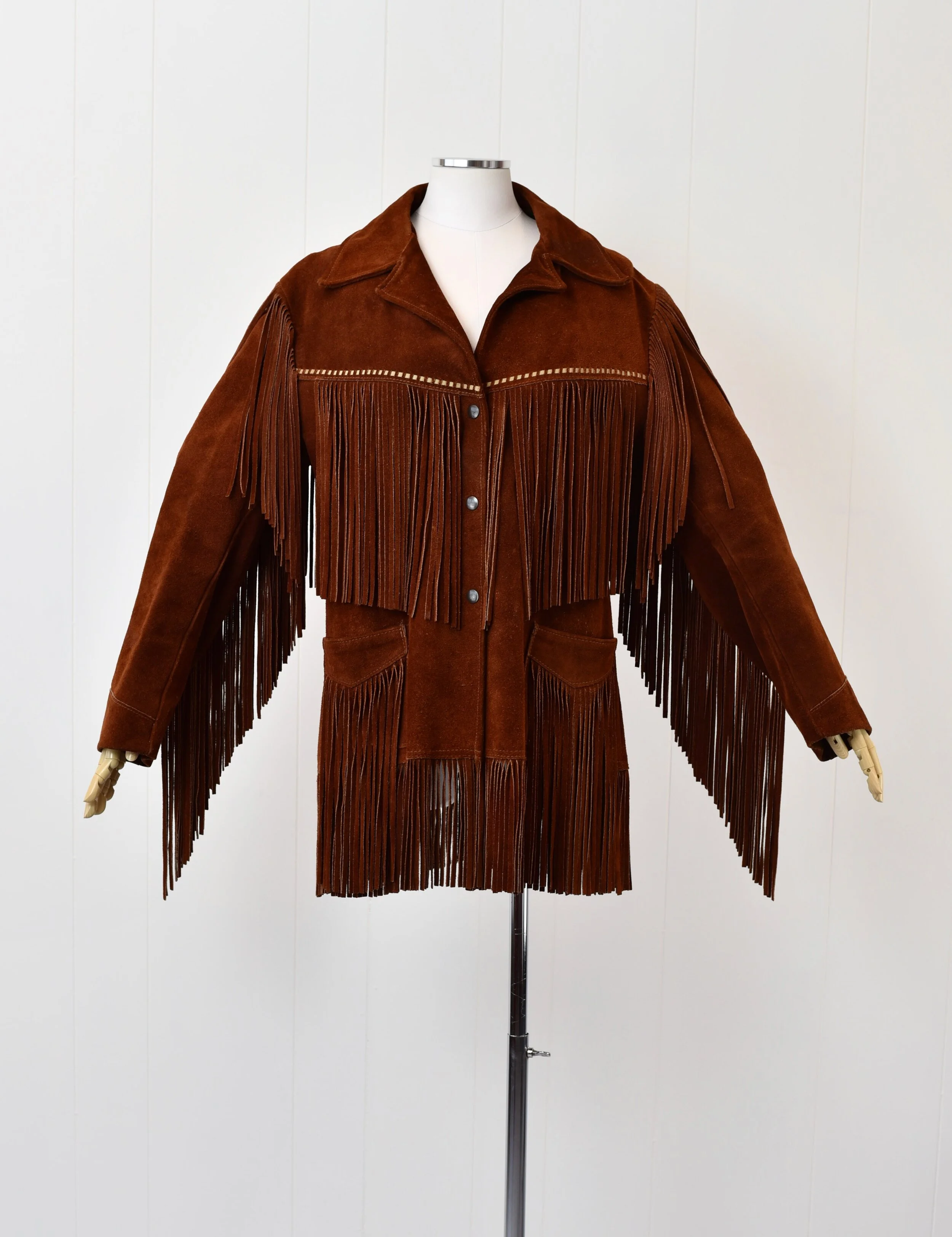 1970s Joo Kay Leather Fringe Jacket — Canned Ham Vintage