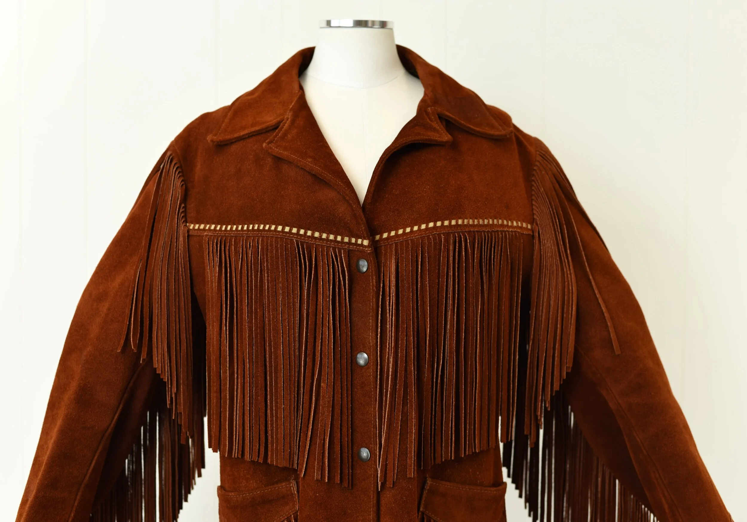1970s Joo Kay Leather Fringe Jacket — Canned Ham Vintage