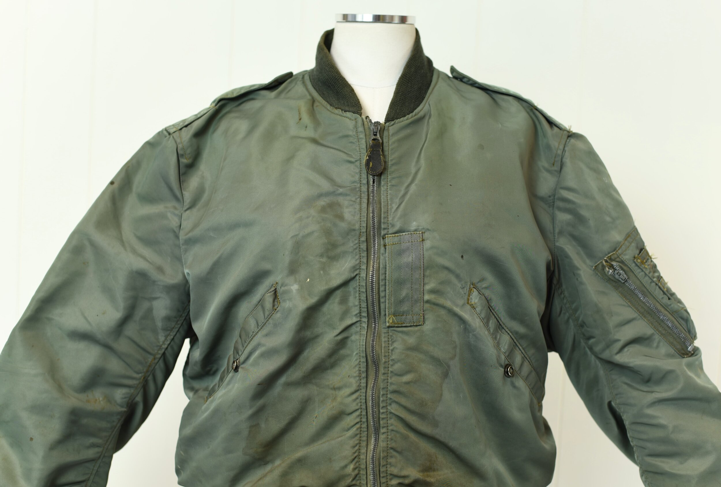 50s フライトジャケットL−2B BLUE ANCHOR OVERALL 実物