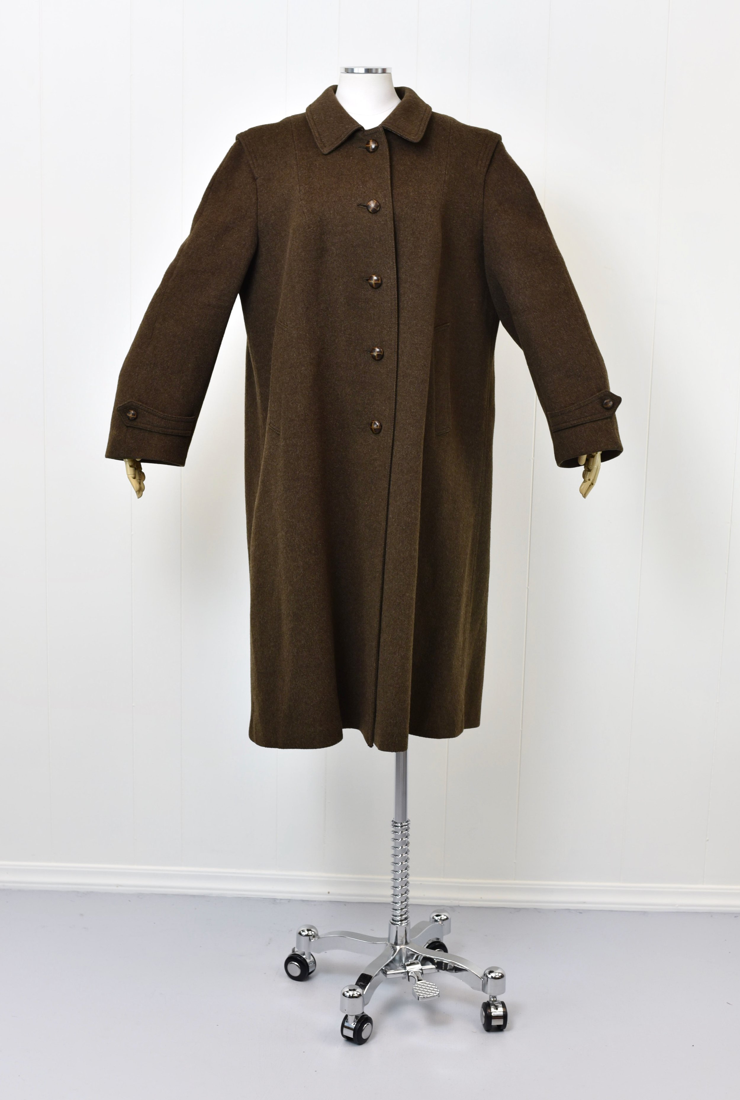 1980s Baur Loden Austria Brown Wool Mens Coat Jacket — Canned Ham Vintage