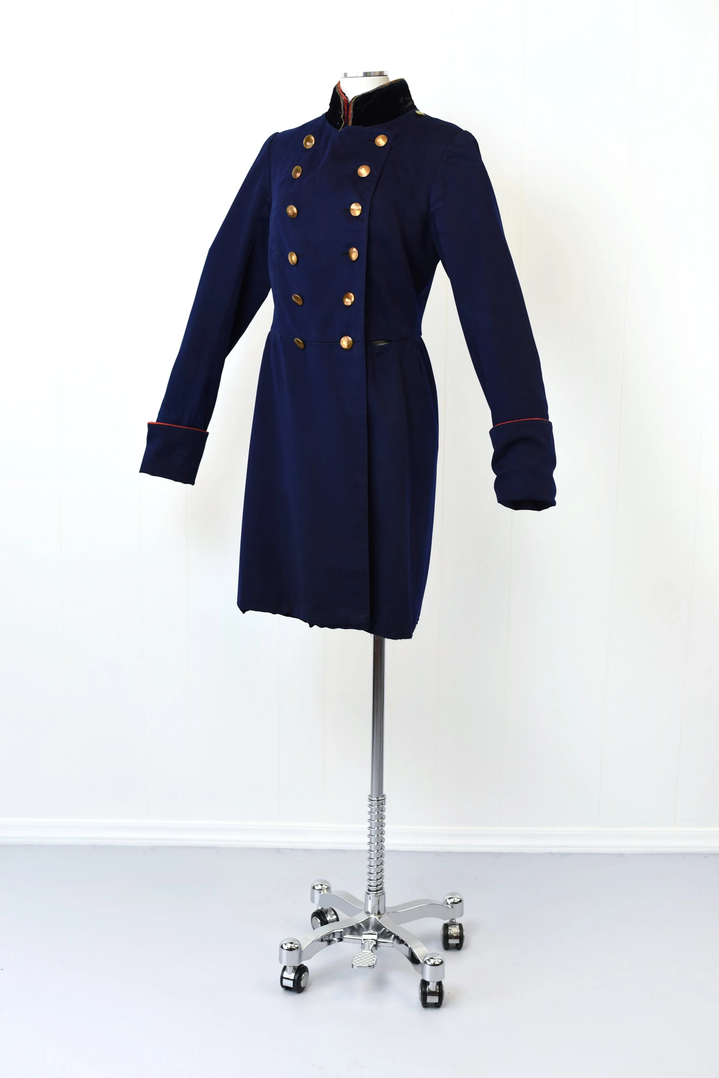 Antique Late 1800s German Military Blue Coat Jacket — Canned Ham