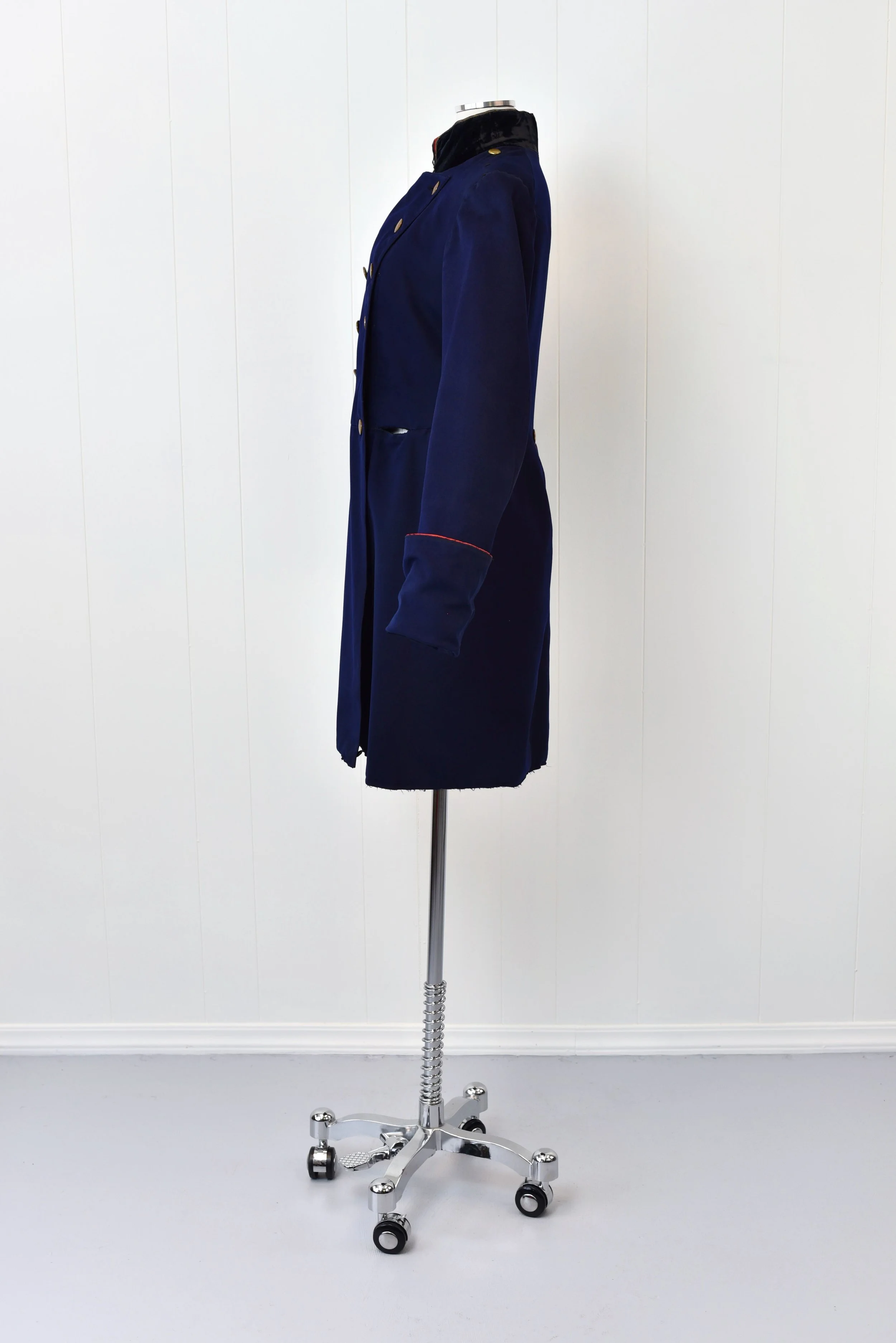 Antique Late 1800s German Military Blue Coat Jacket — Canned Ham