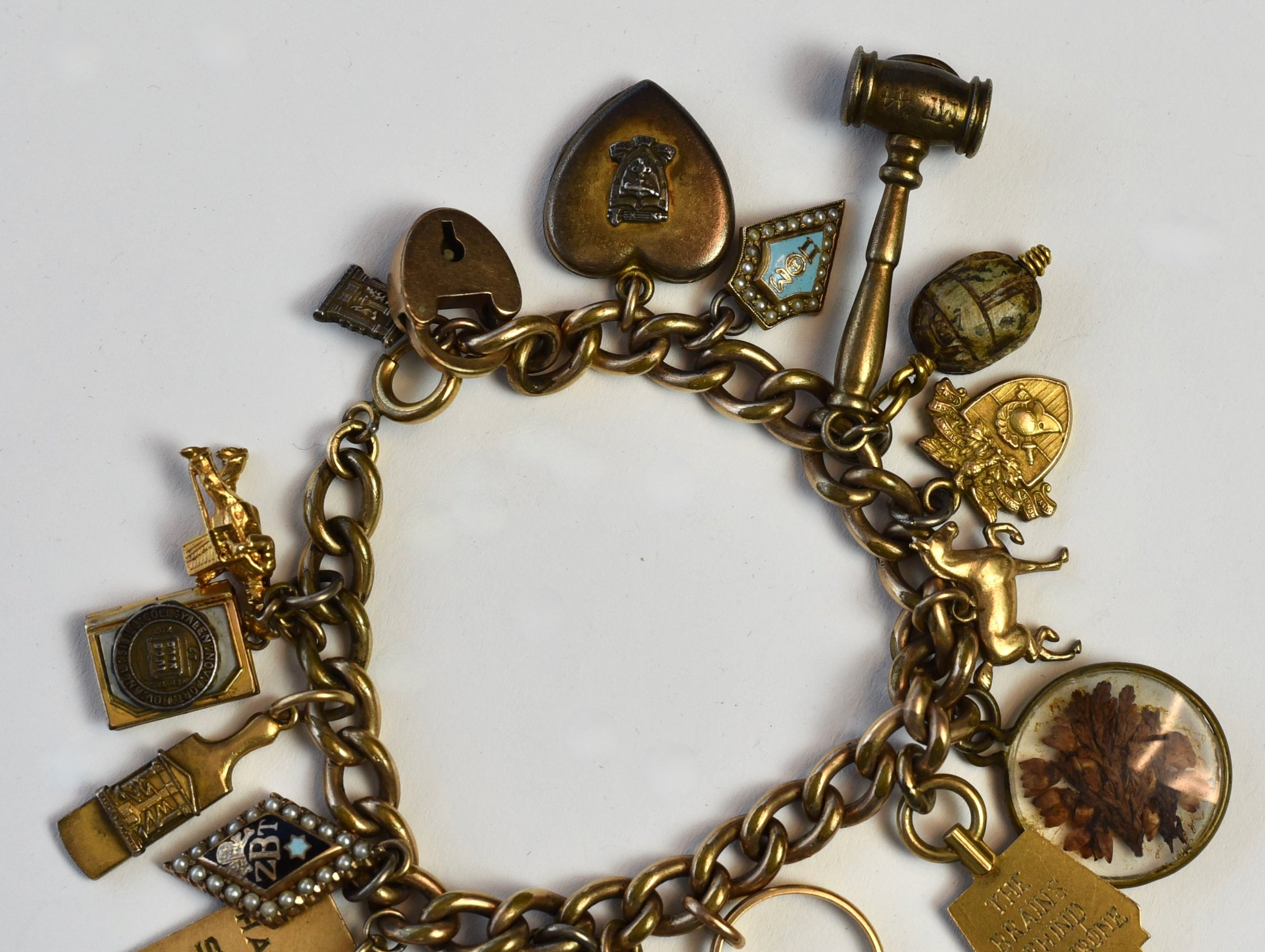 real gold gold charm bracelets