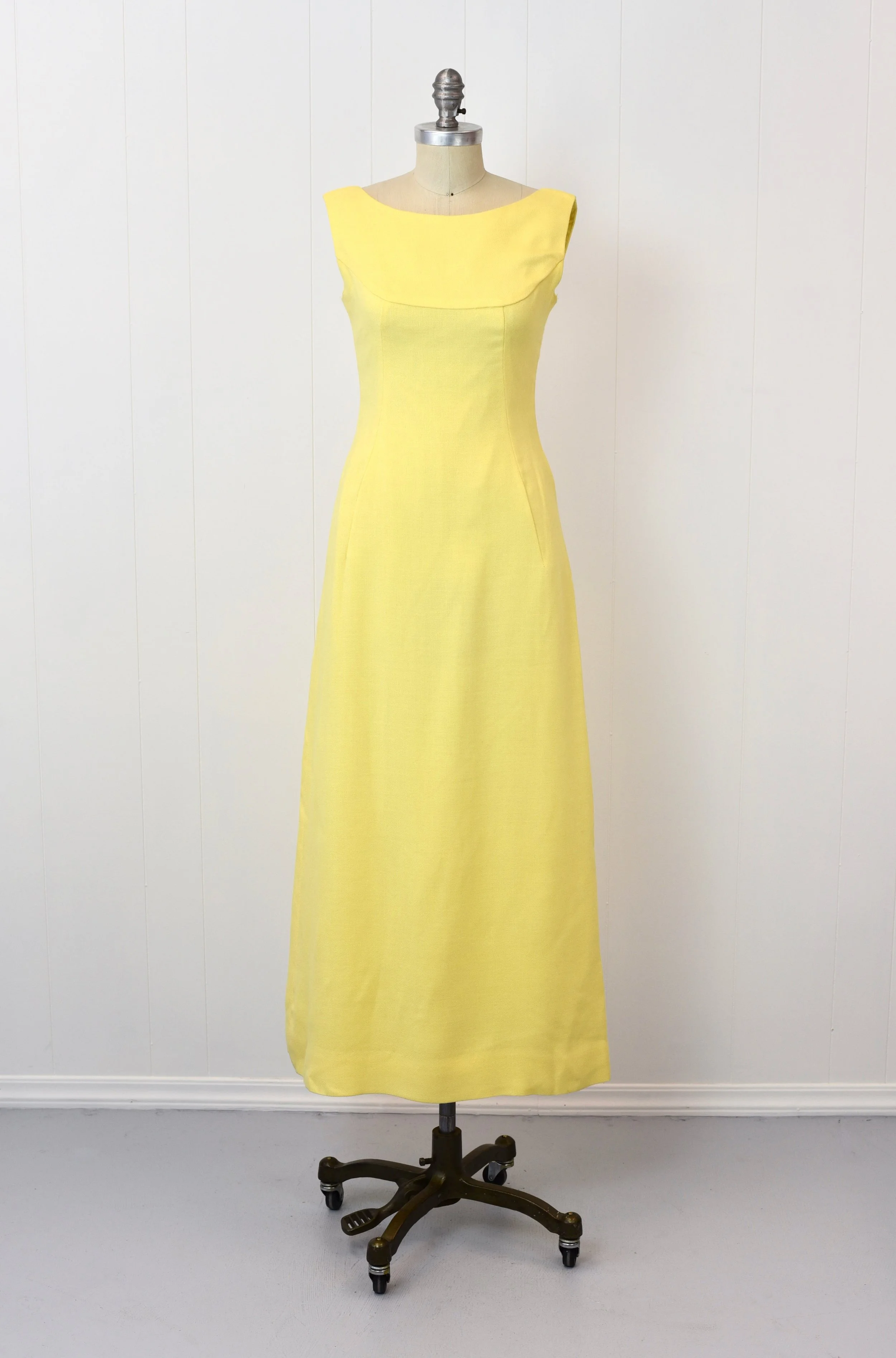 formal dress yellow Yellow satin long prom dress, yellow evening dress