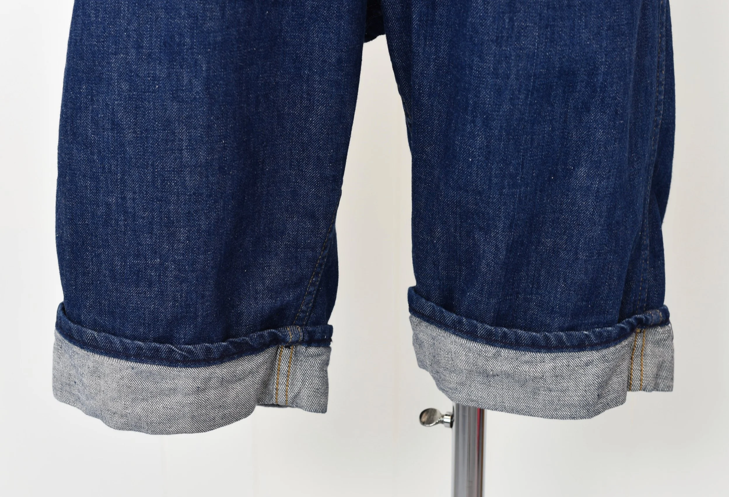 1950s Foremost JC Penney Blue Denim Capri Pants Shorts — Canned