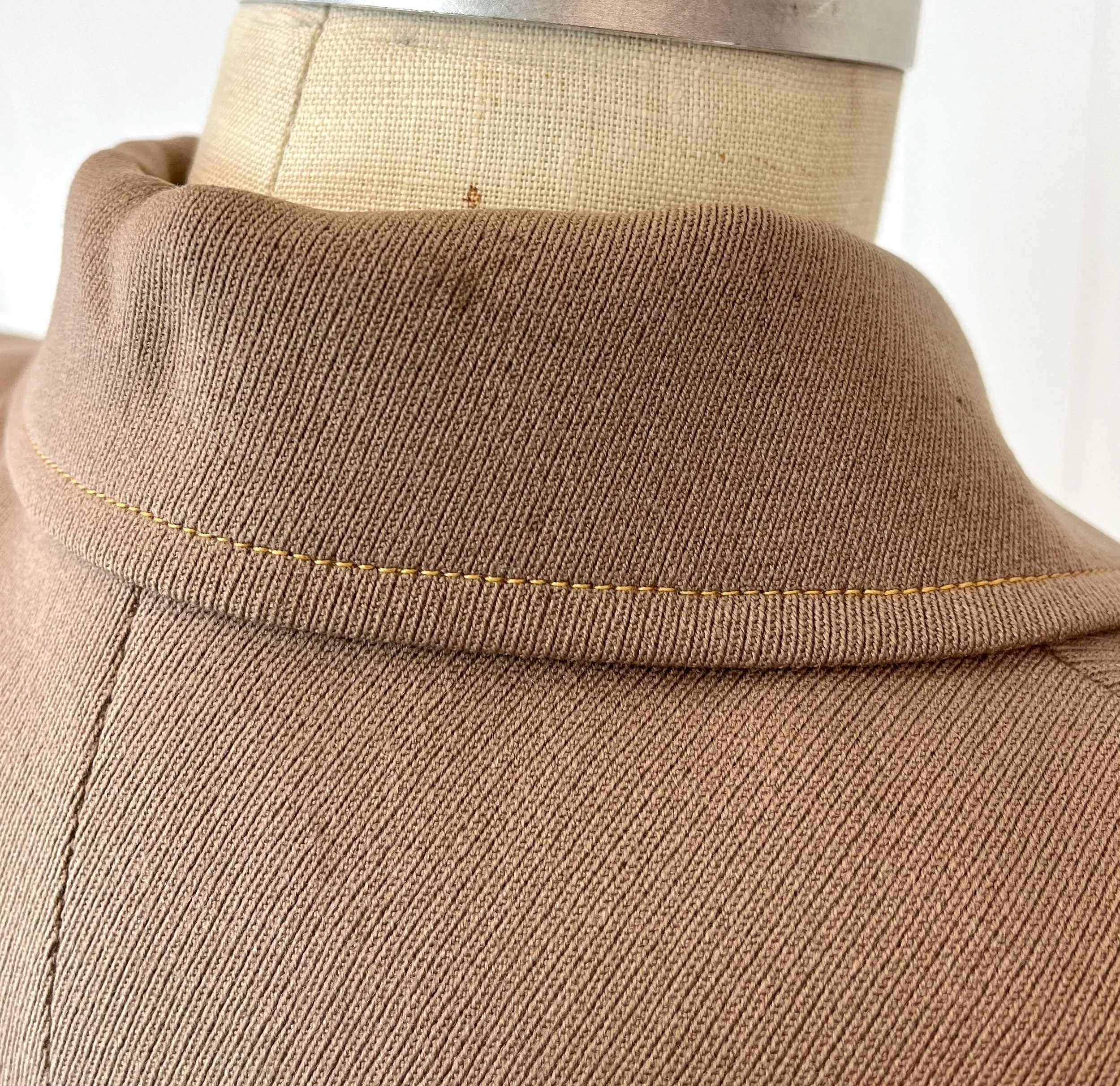 1940s/1950s Saddle Sturdy Brand Western Cowgirl Taupe Brown Zip