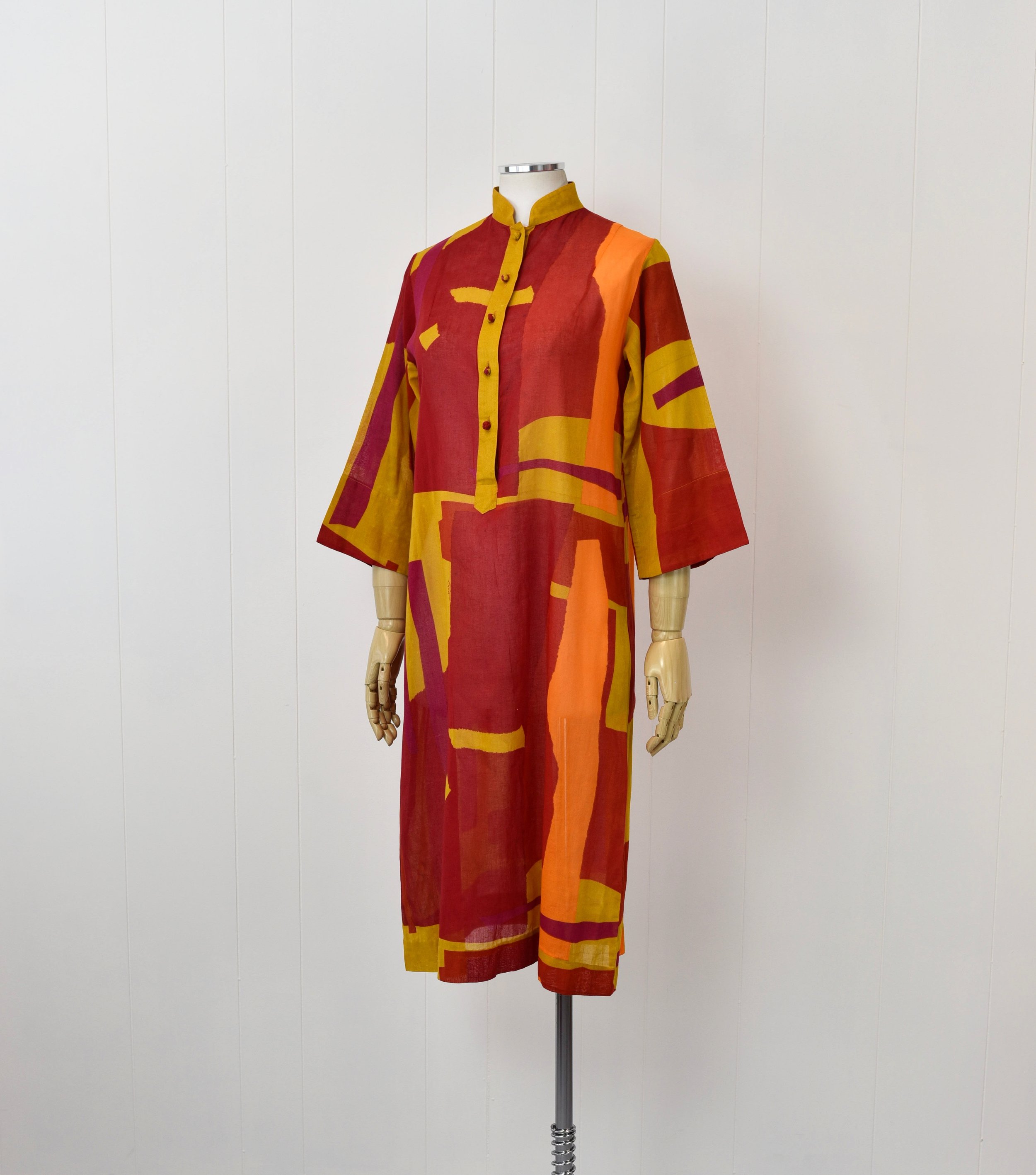 strapless open back dress RELIGION Lola Fade Red Tunic main image 0