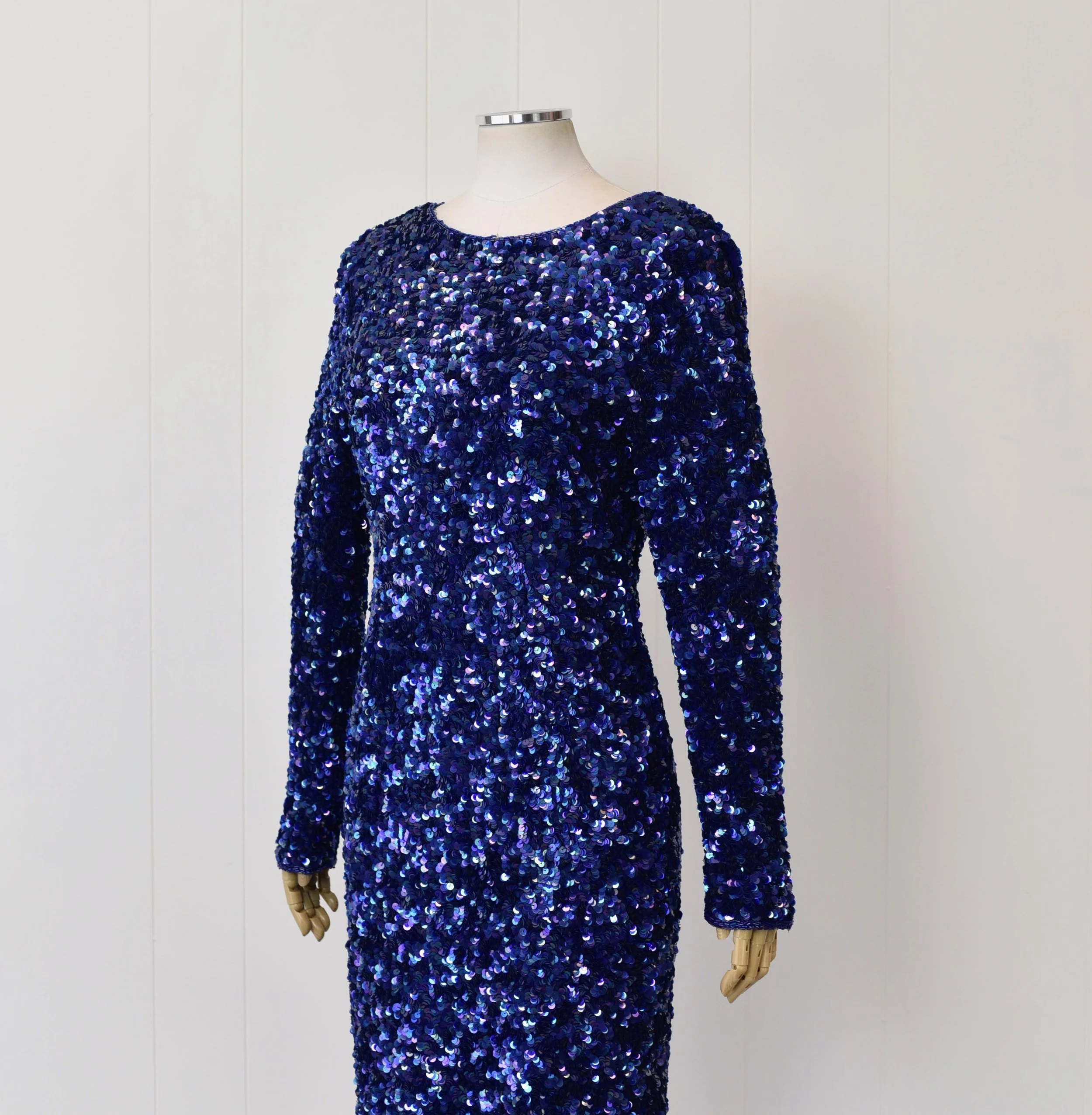 blue dress for baby girl Queendancer Women Dark Purple Long Prom Dress Sparkly Mermaid Sequined  Evening Dress With Slit – queendanceruk main image 1