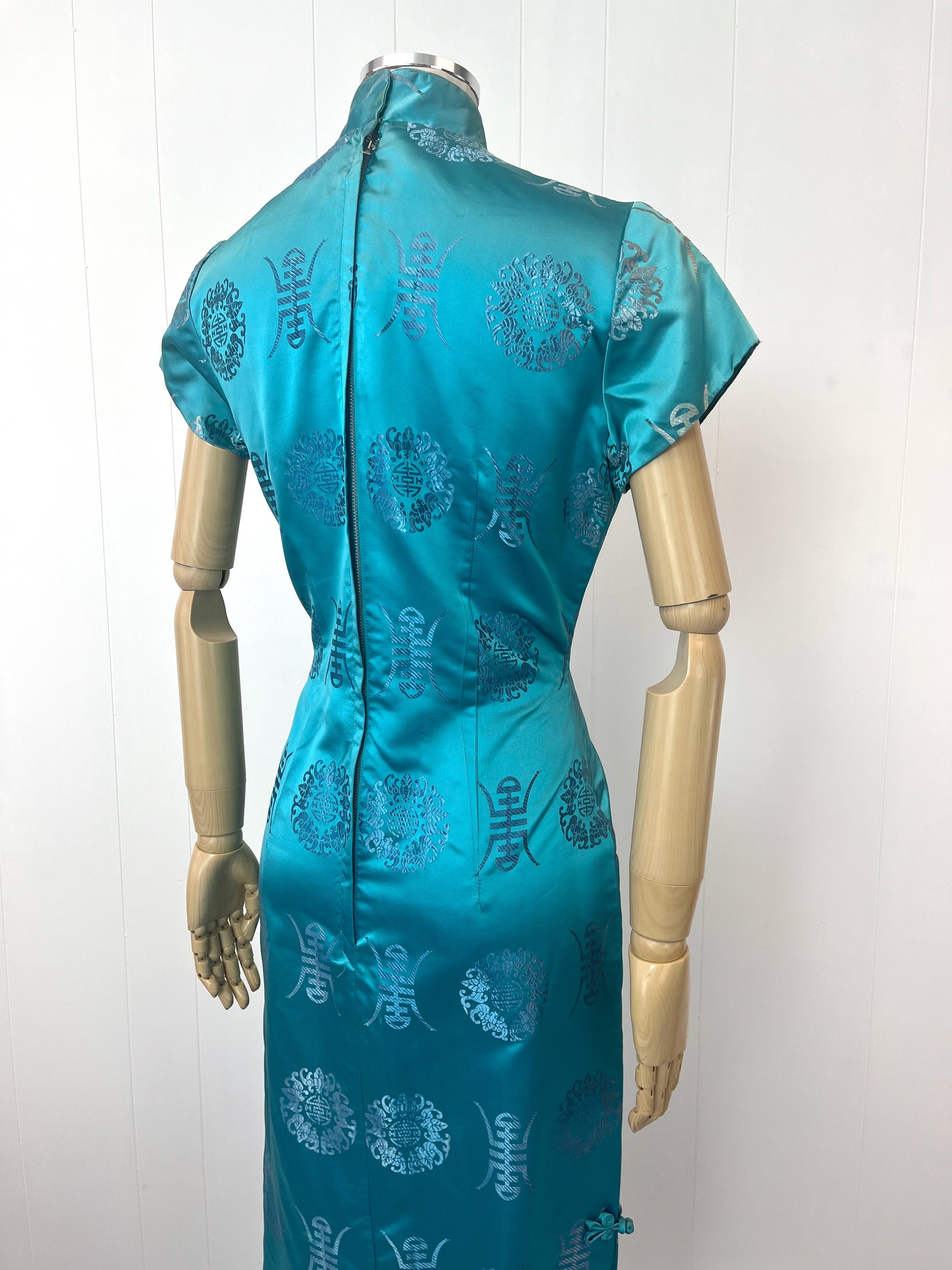 princess polly baby blue dress Oriental Qipao Cheongsam Chinese Dress -1C6I1OIUD