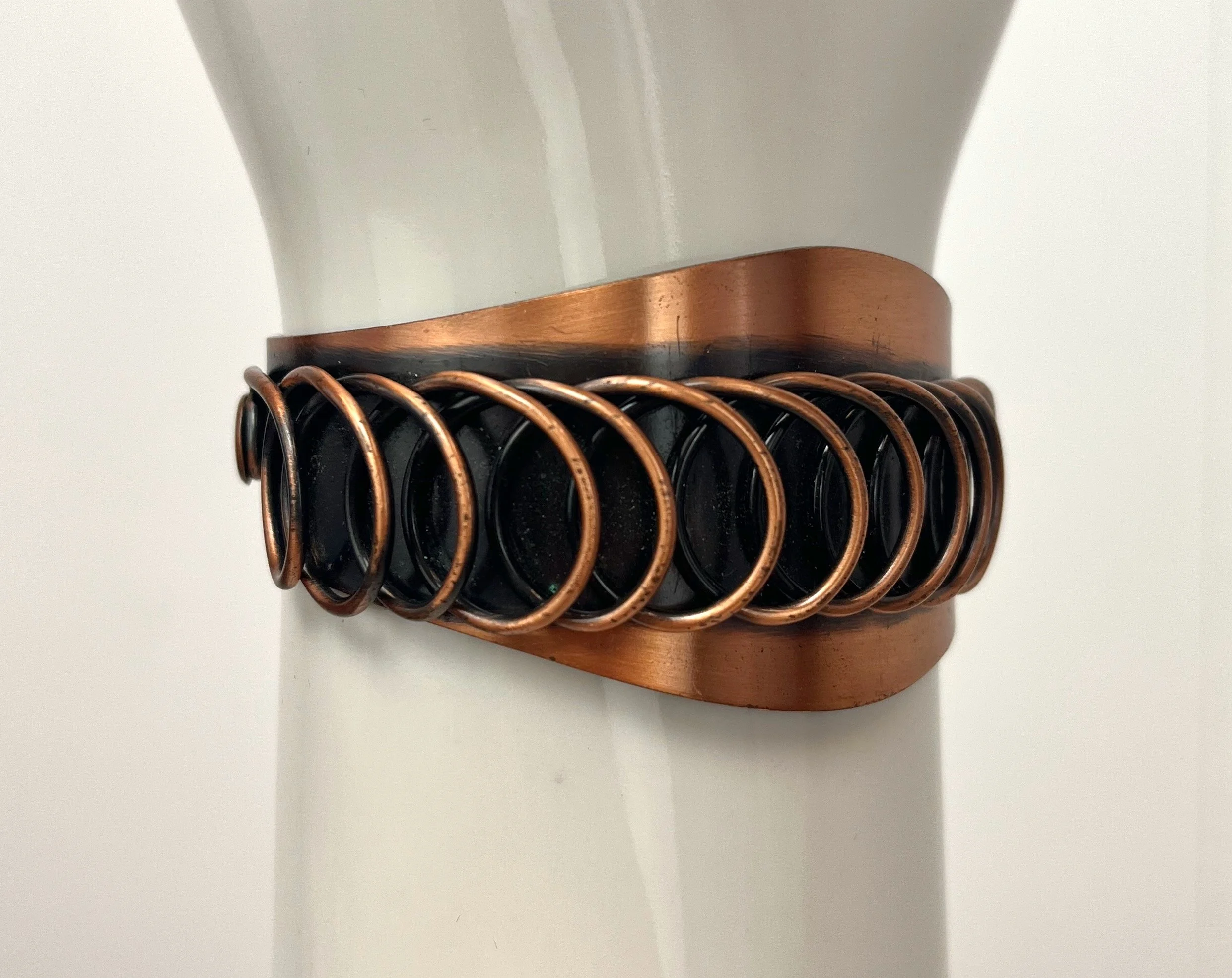 1950s/1960s Copper Renoir Style Mid Century Cuff Bracelet 