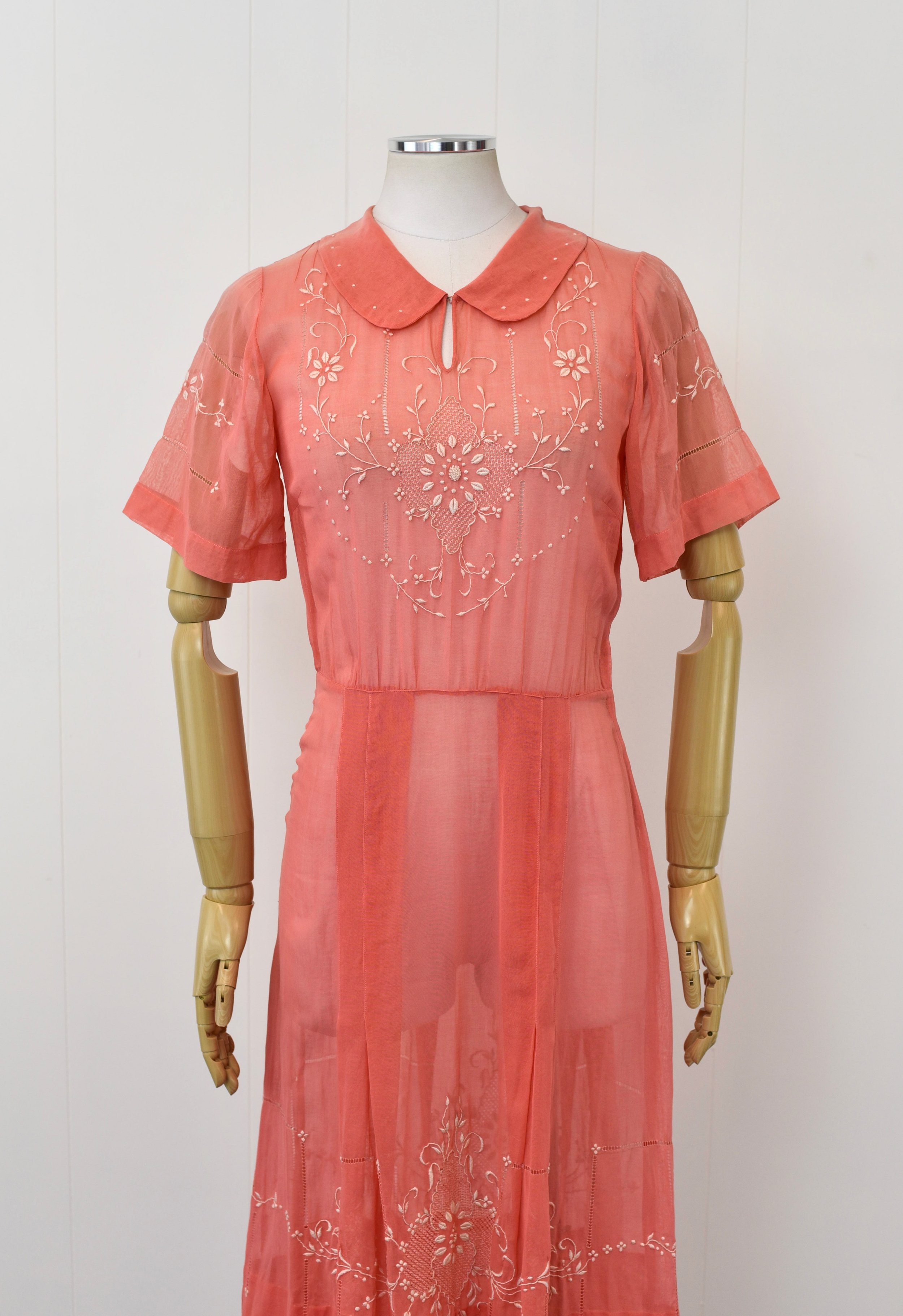 jora embroidered peasant dress Andretta Embroidered Peasant Dress XXS-XS main image 1
