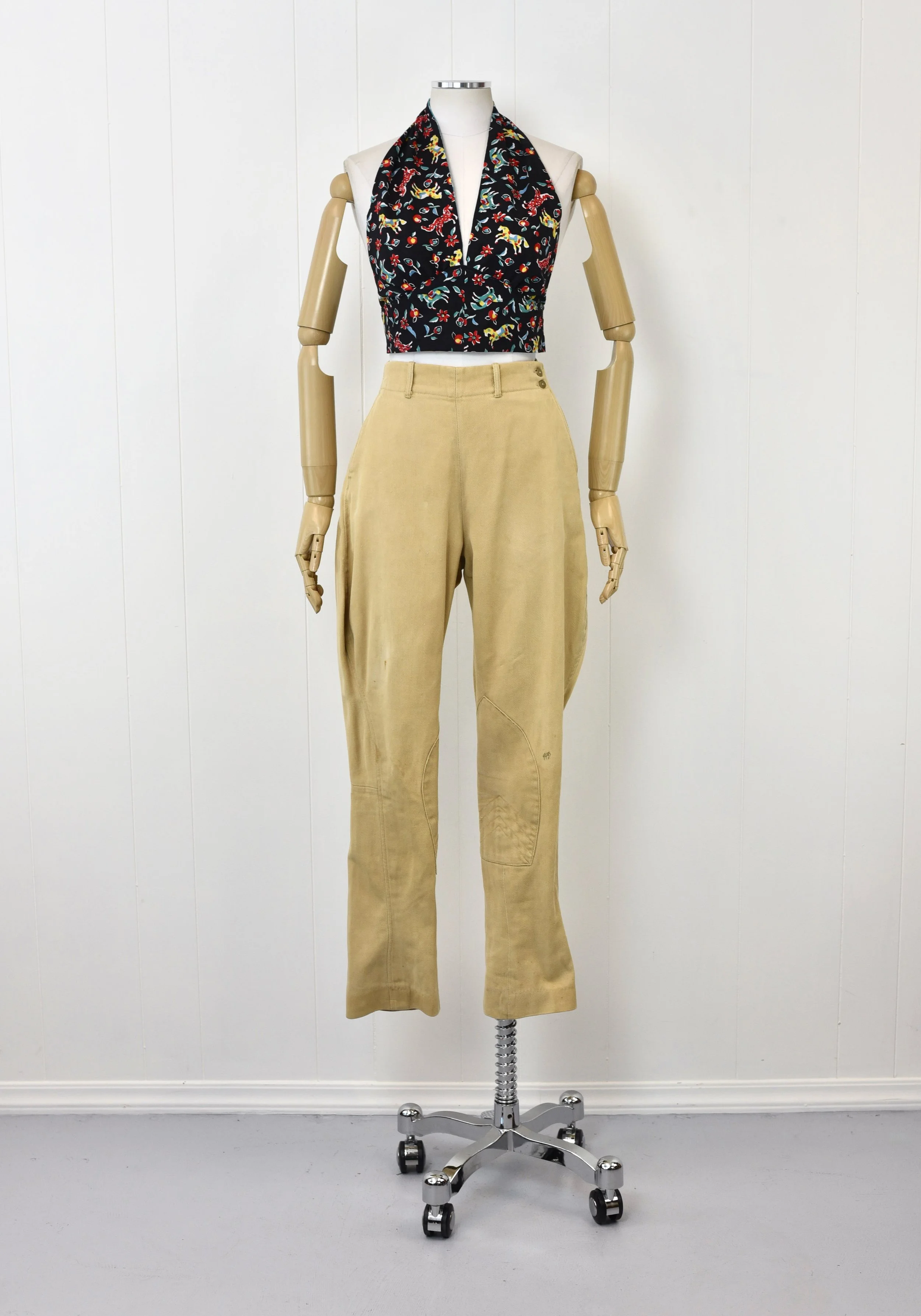 1940s Tan Brown Jodhpur Riding Trousers Pants — Canned Ham 1940s Tan Brown Jodhpur Riding Trousers Pants — Canned Ham