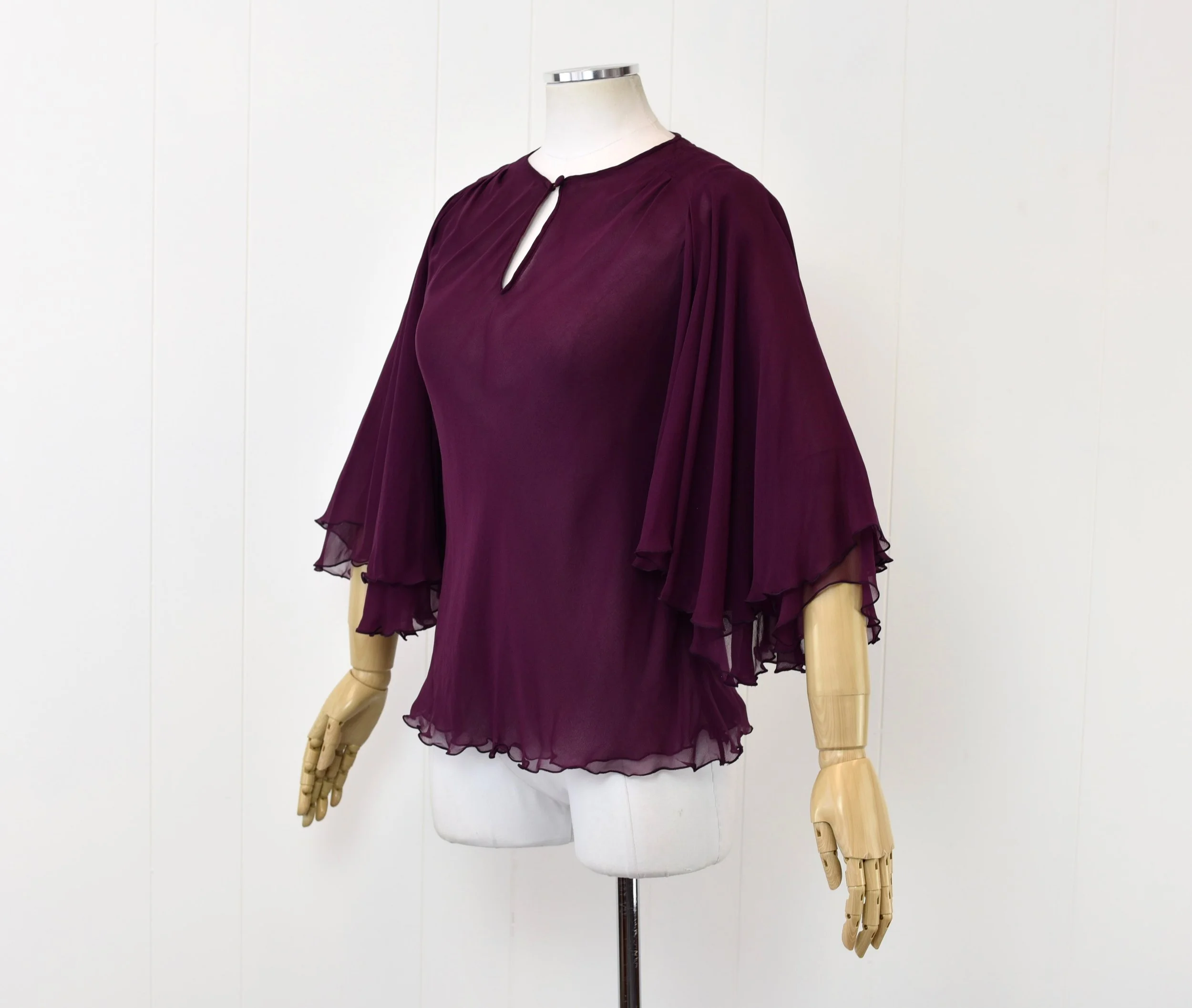Handloom Weaved Slik Blouse – Fashefy AMERI VINTAGE AIRLY SHEER 