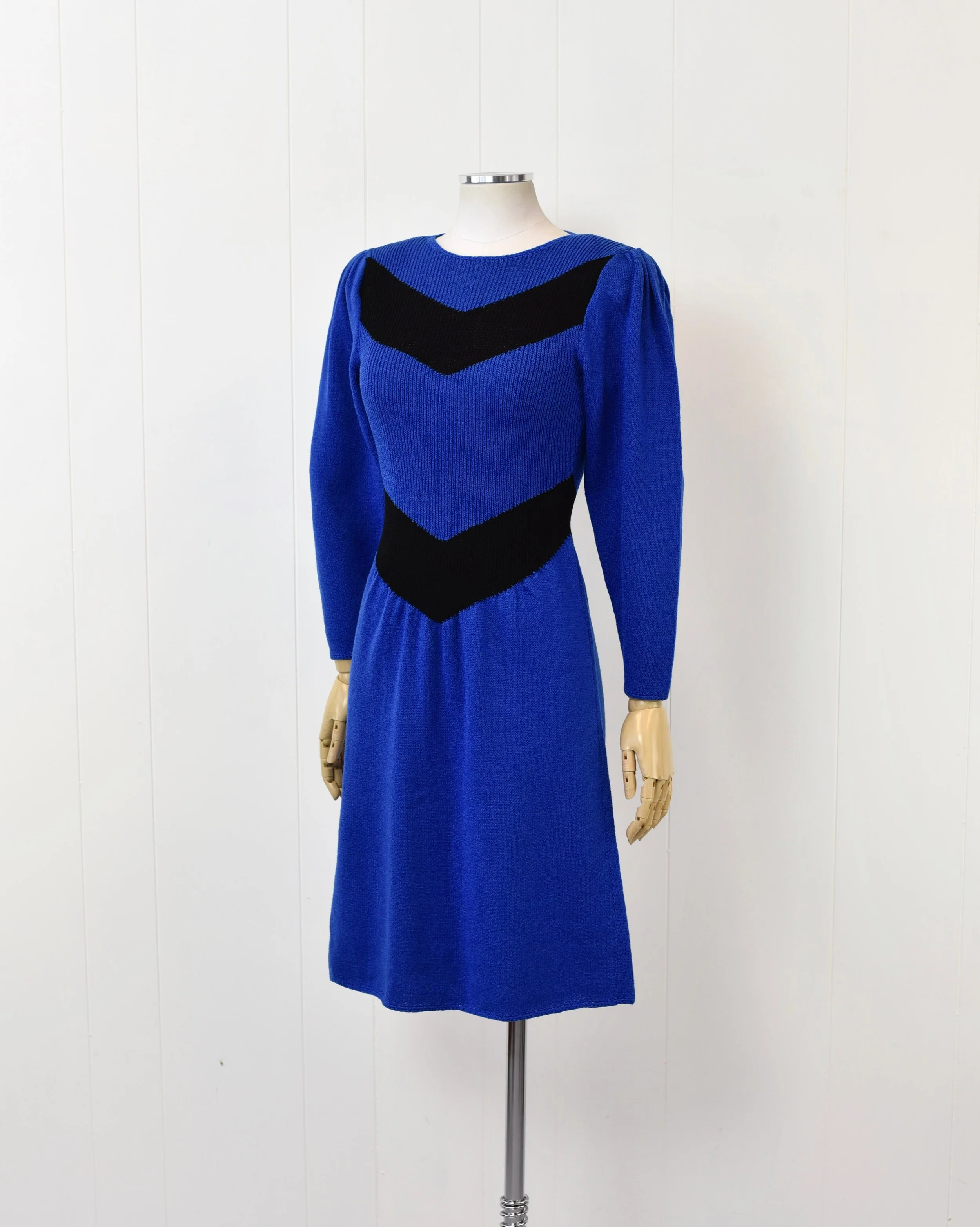 80s blue dress 80s Diane Freis Silk Dress main image 0