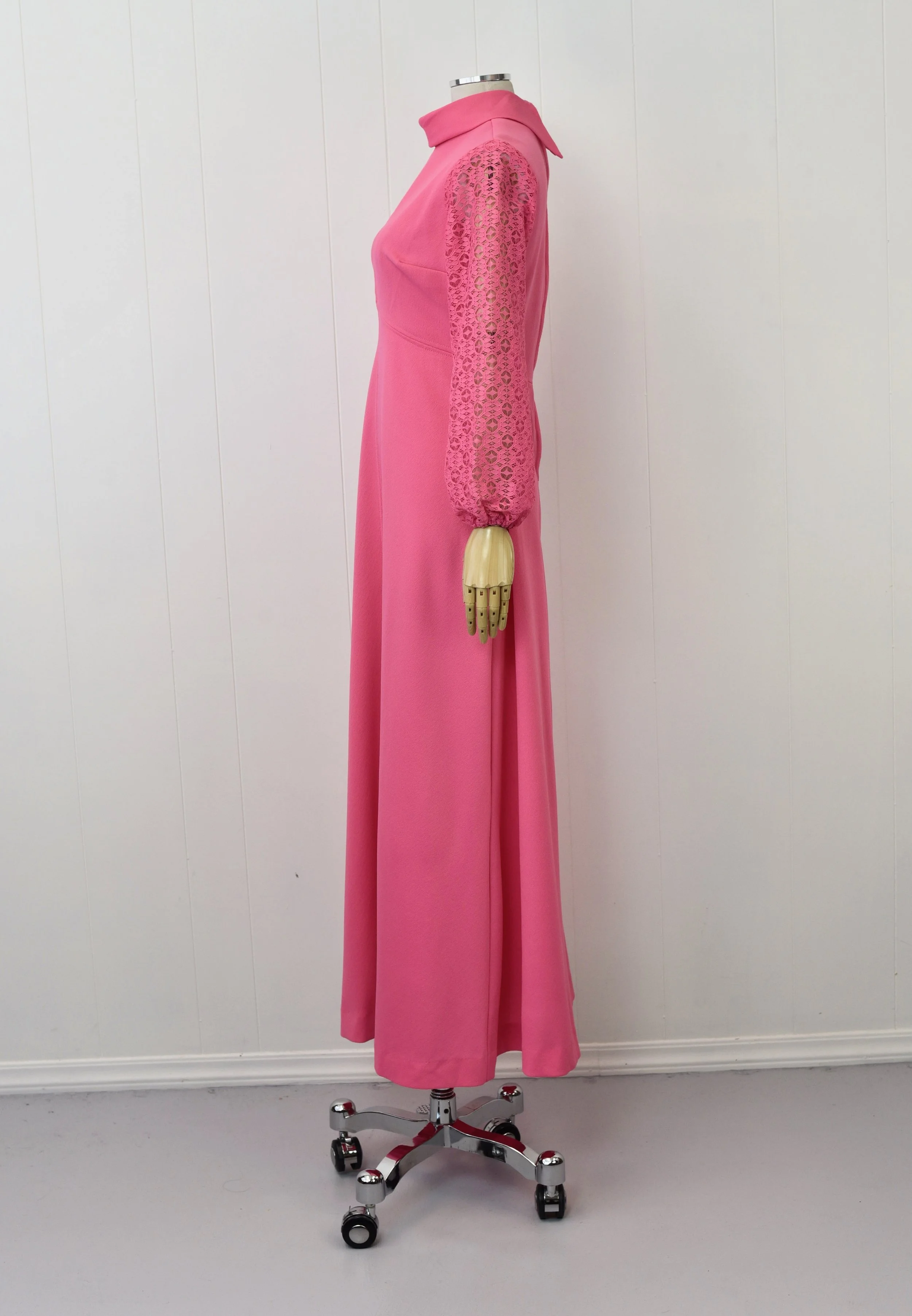 knee length dresses for ladies Cap Sleeves Hot Pink Satin Long Prom Dresses with High Slit, Long Pink –  jbydress