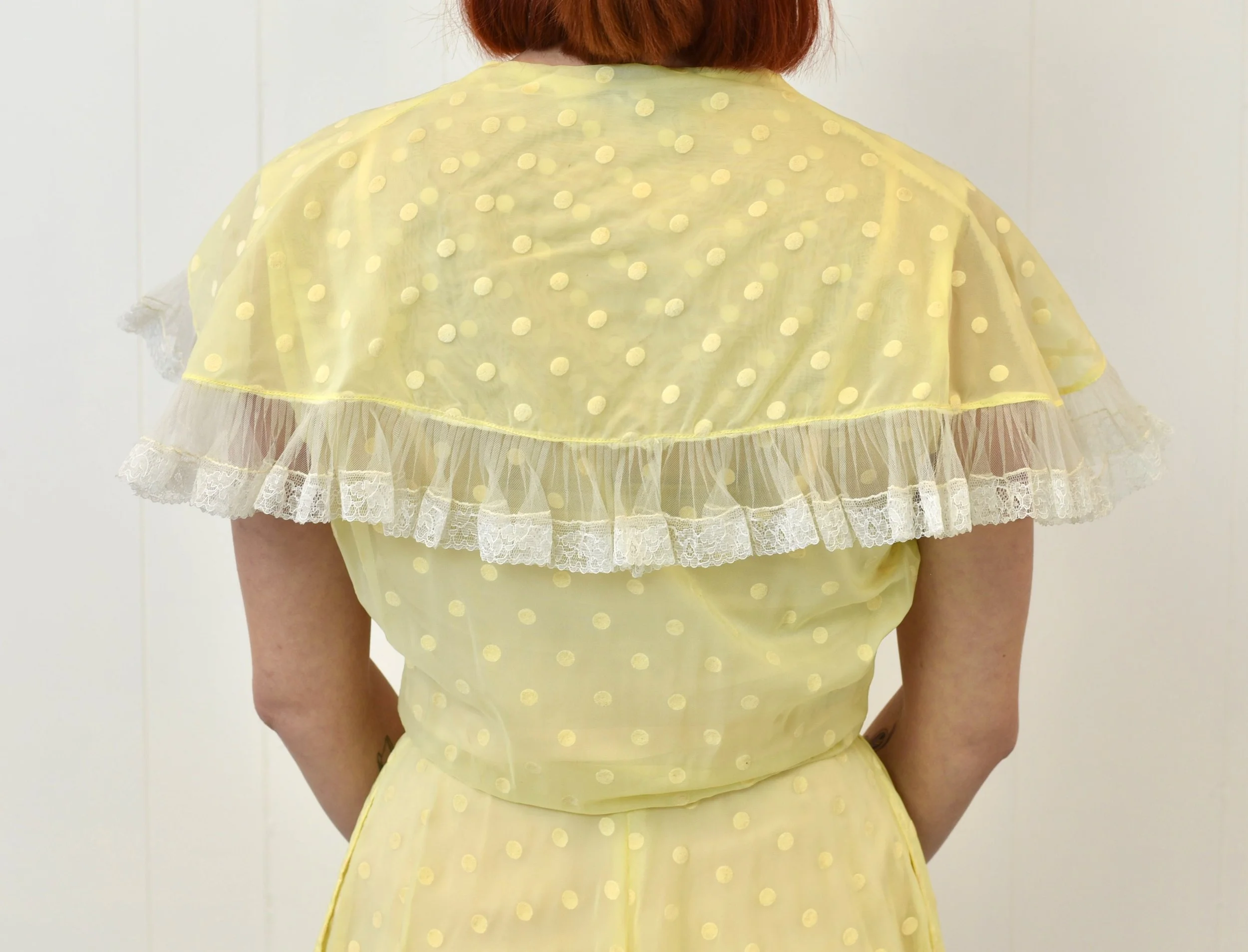 strapless open back dress Zapaka Women Vintage 1950s Dress Yellow Polka Dots Short Graduation Dress  with Buttons – ZAPAKA NZ
