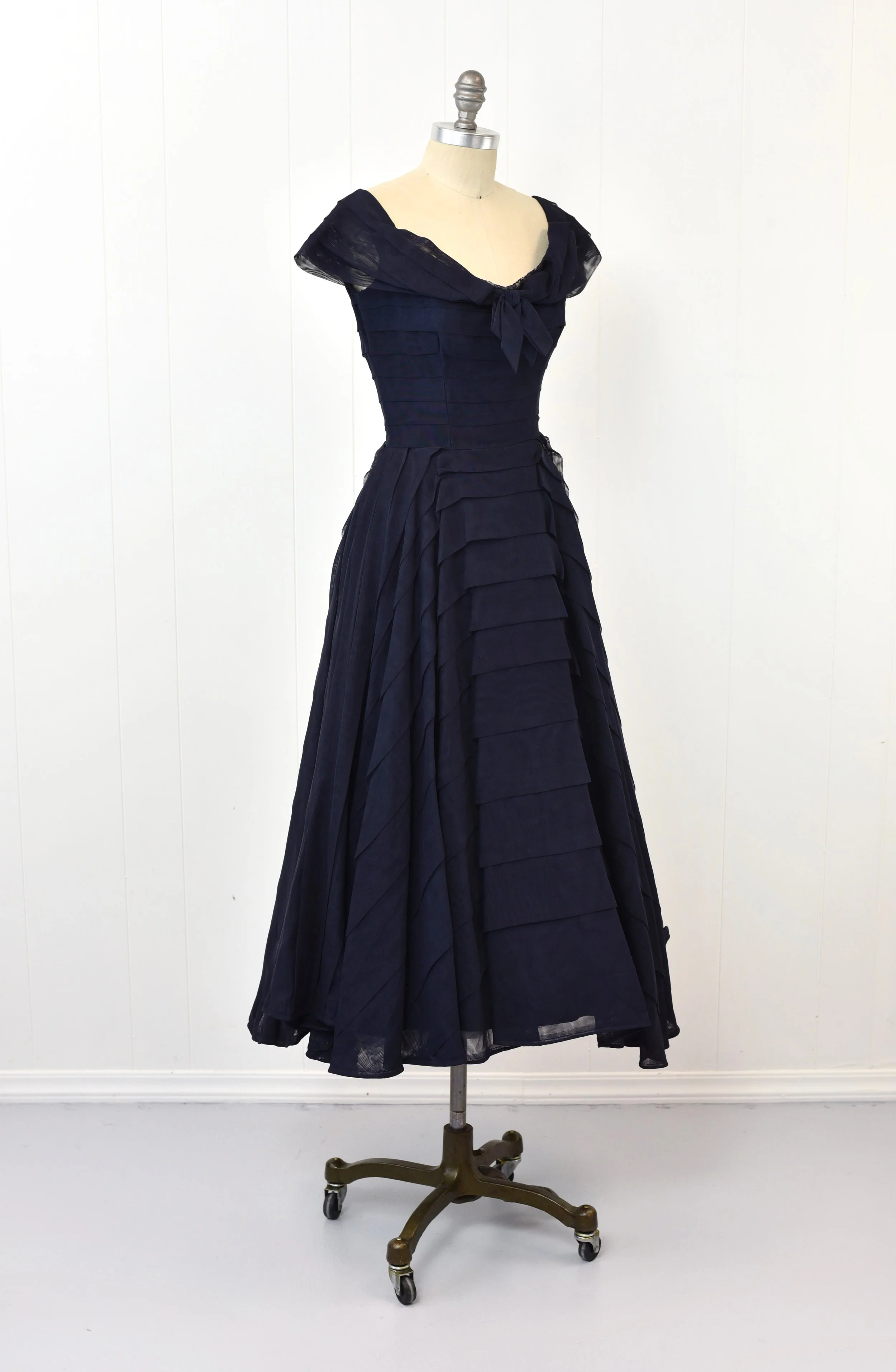 strapless open back dress 1980s Teal Sequin Party Dress main image 0